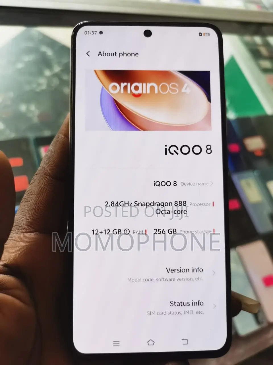 Vivo iQOO Neo8 256 GB White