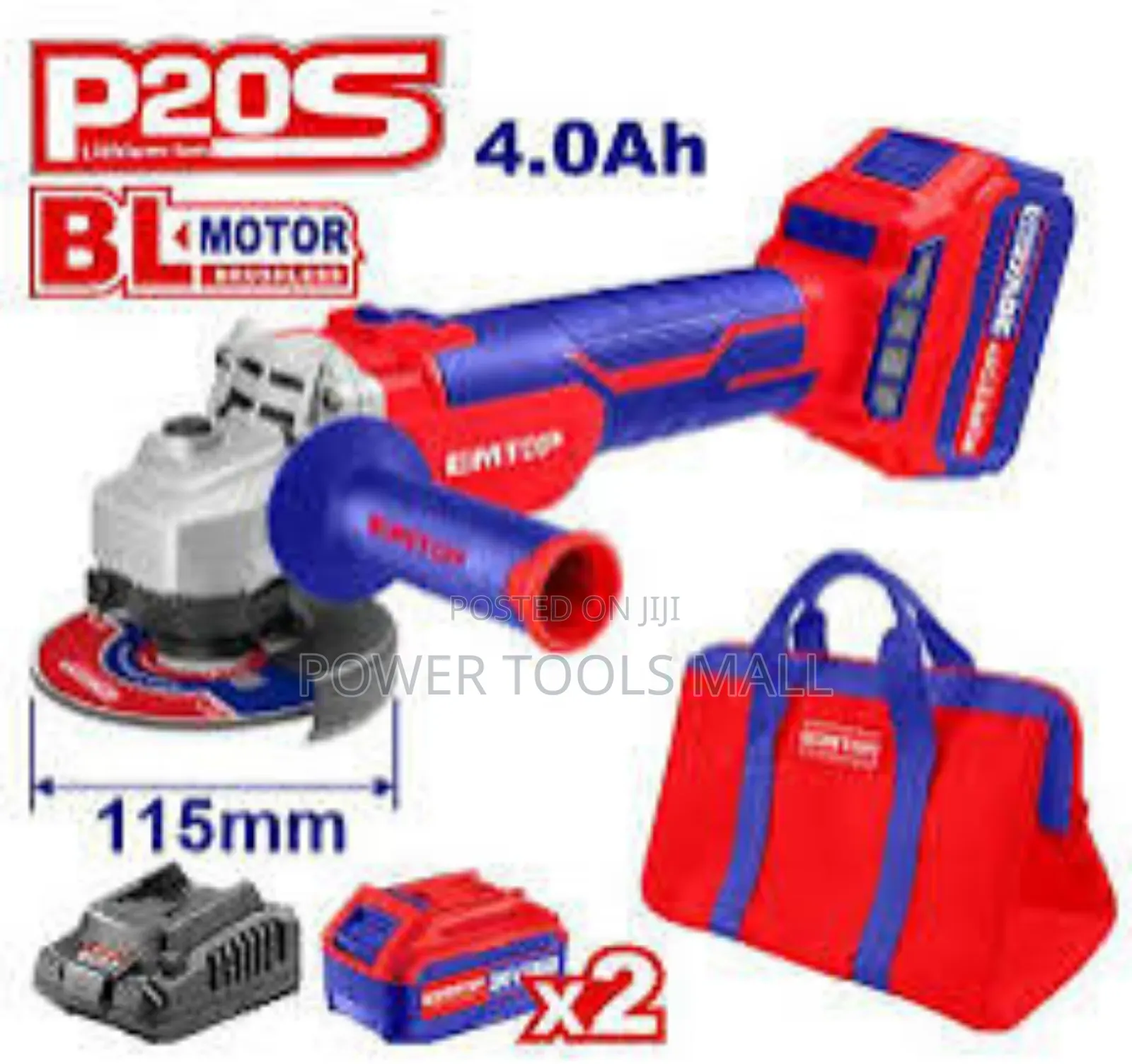 Cordless Angle Grinder Emtop