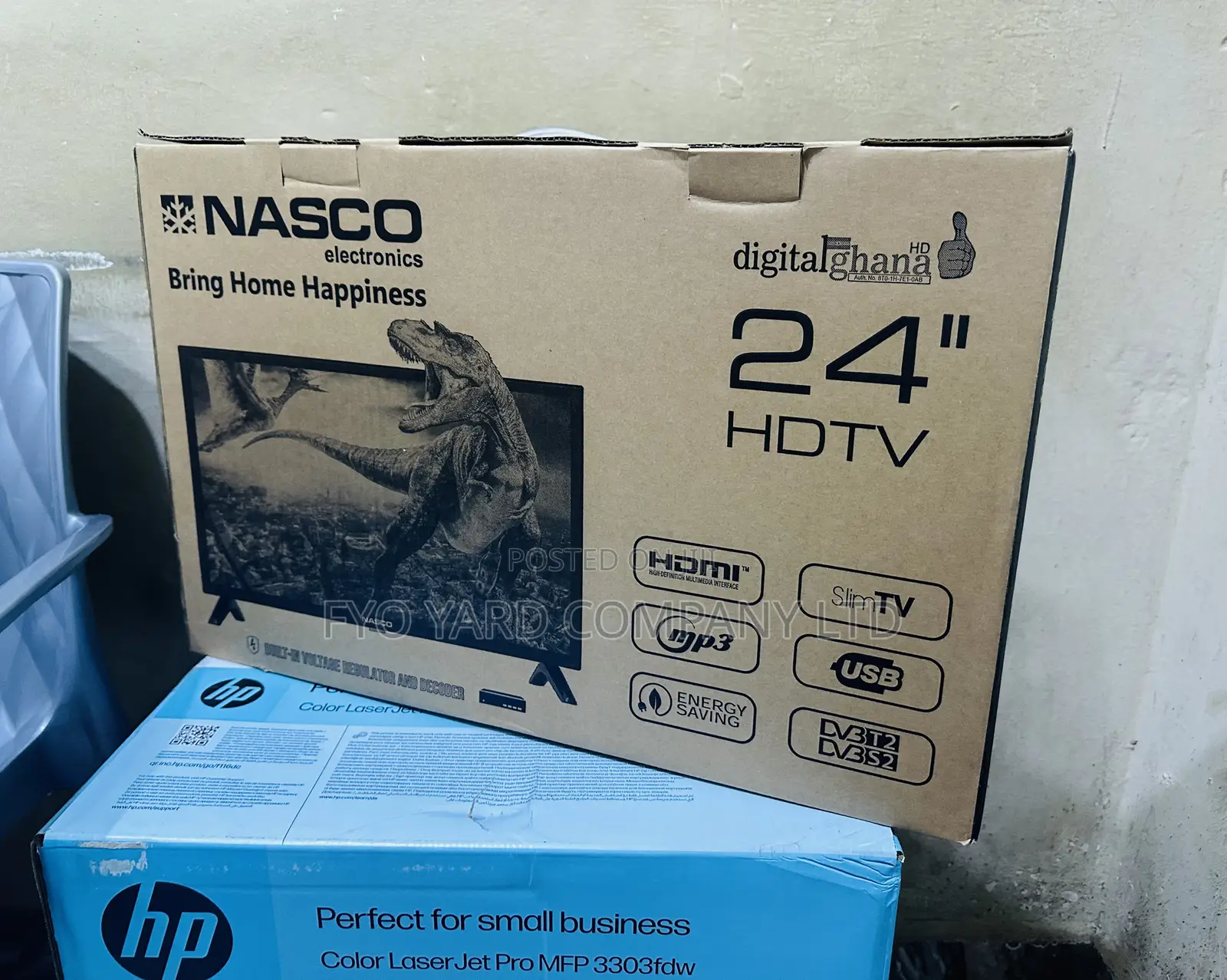 Nasco 24 Inch Satellite and Digital Tv - Black