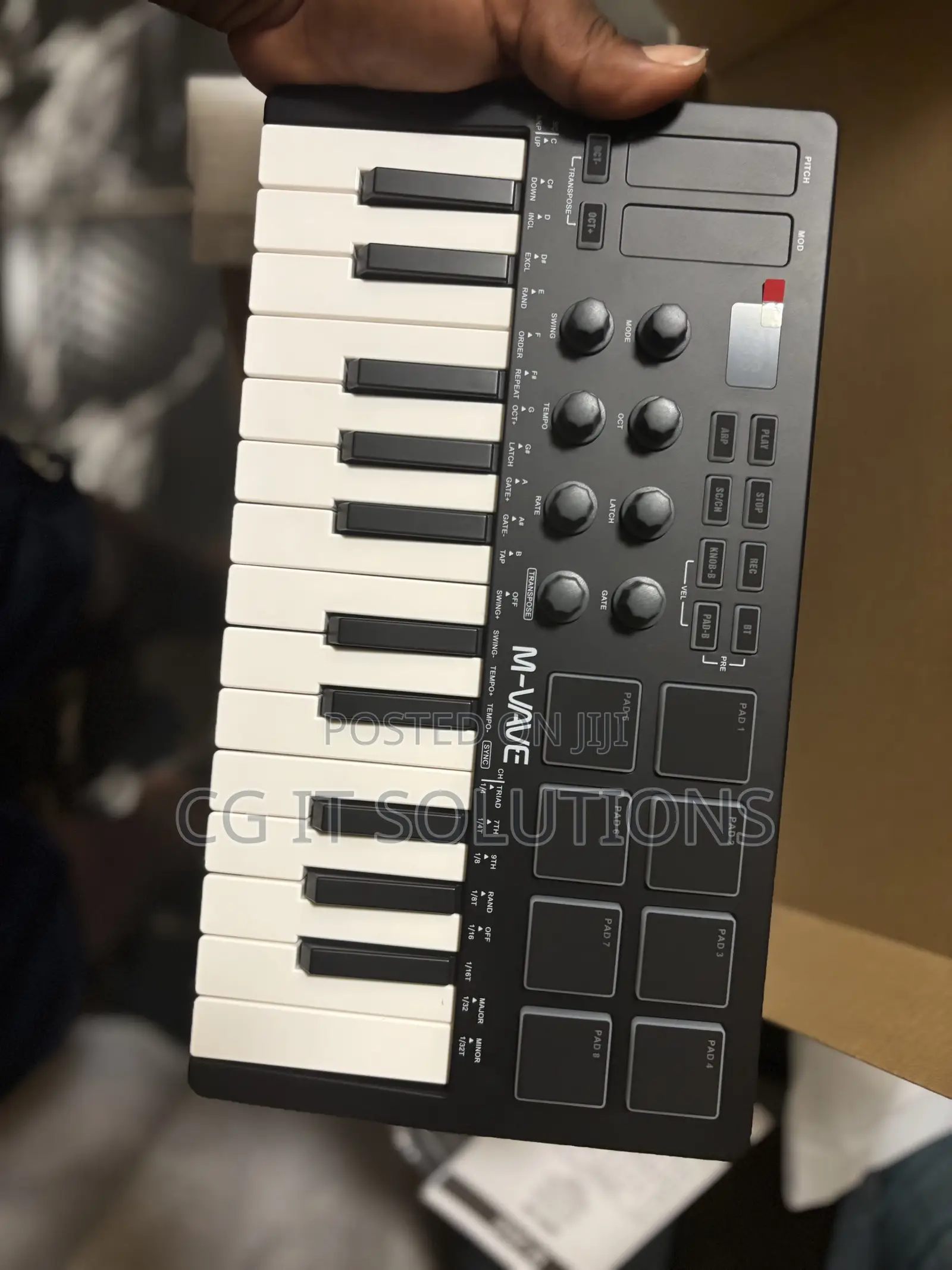 M-Vave 25 Midi Keyboard With Drum Pad