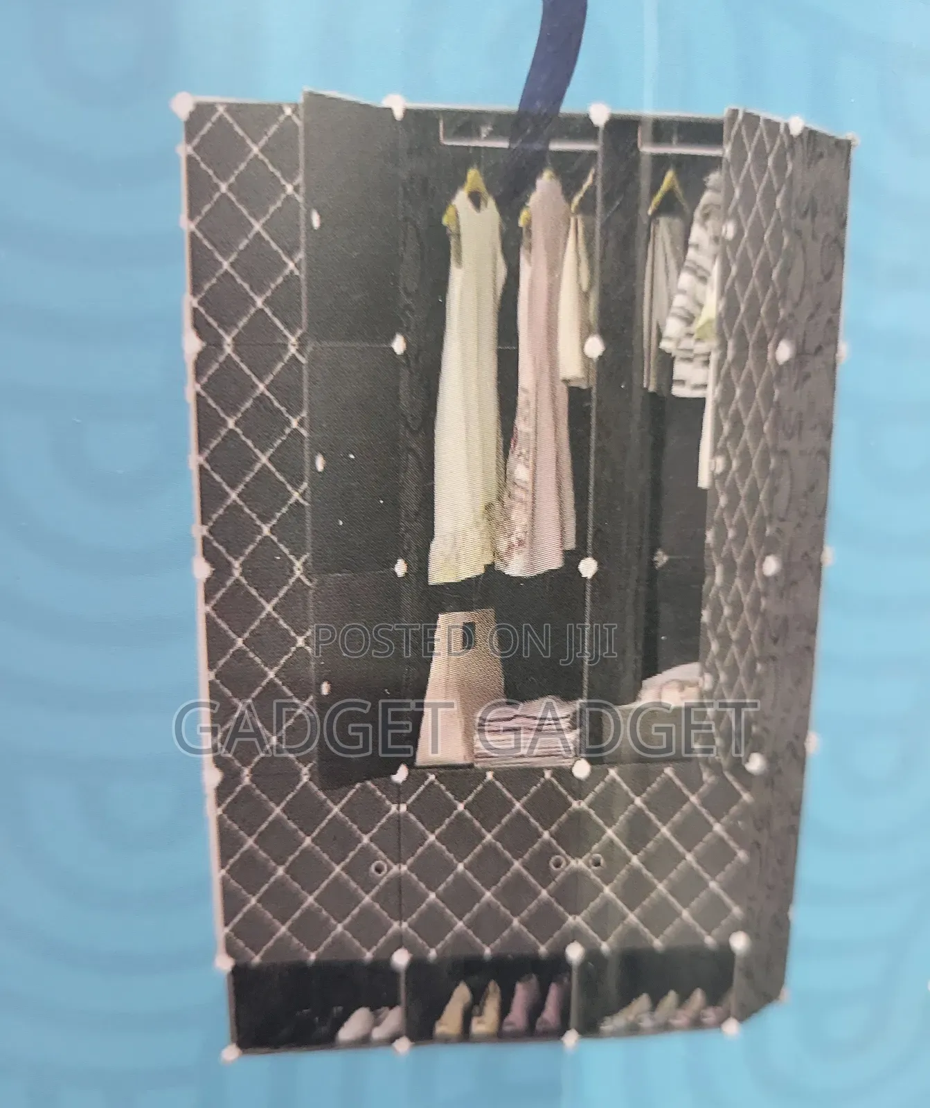 12 Cubes Plastic Wardrobe With Shoe Rack