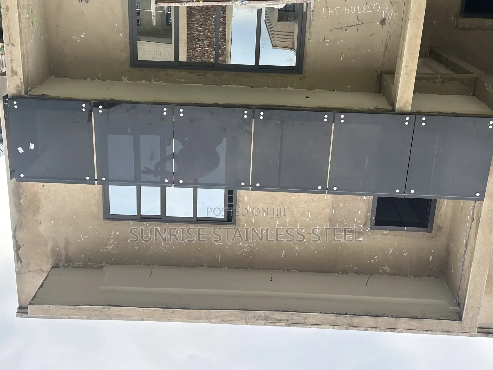 Flower Designs and Glass Balustrade