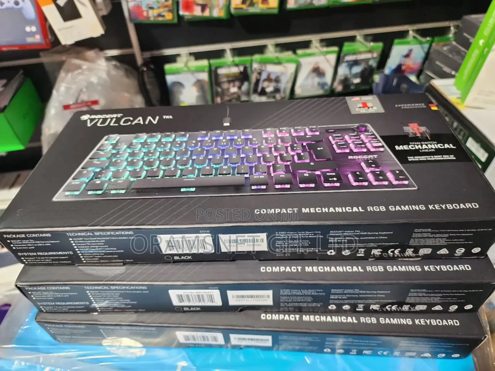 Roccat Vulcan TKL RGB Mechanical Keyboard
