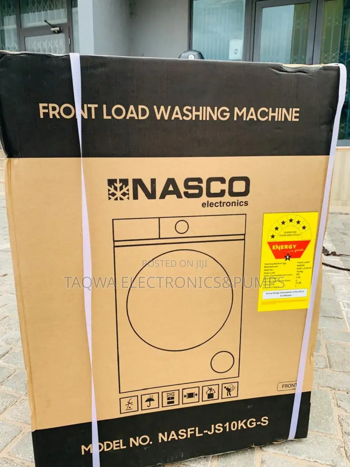 Inverter Nasco Front Load 10kg Washing Machine