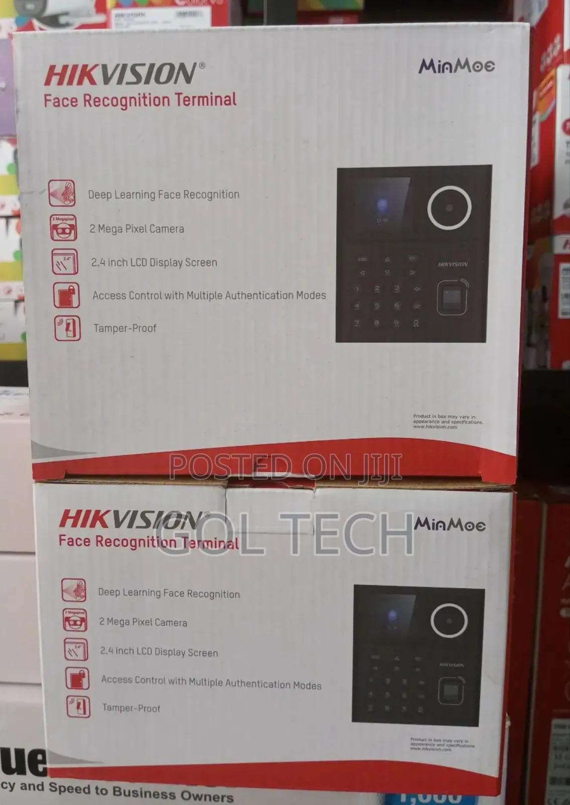 Hikvision Face Recognition Terminal Clockin Time Attendance