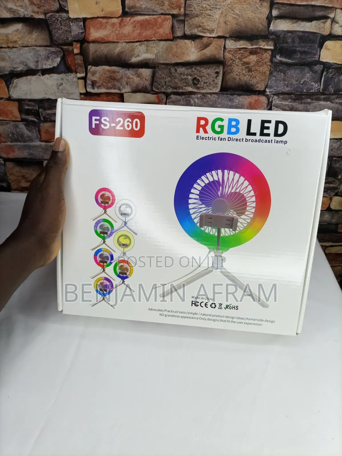 Fan Sparkle Led Ring Light