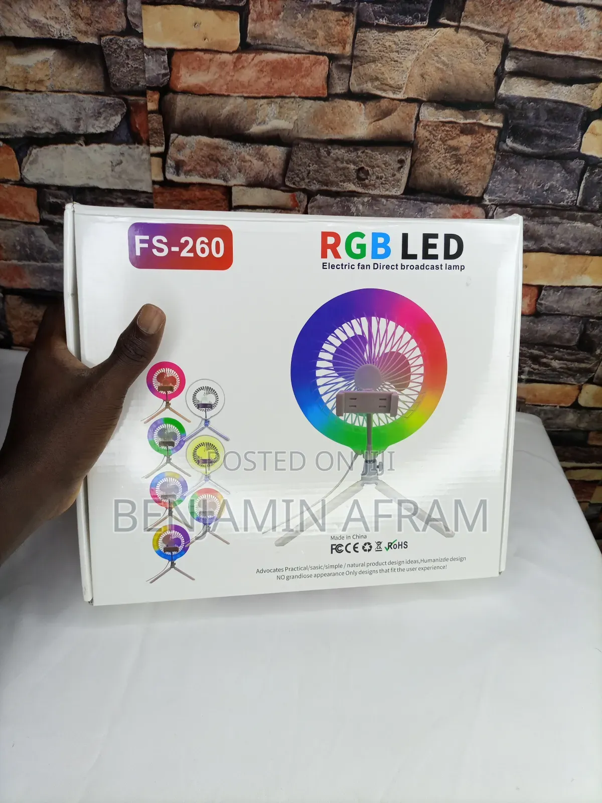 Smartphone Video Making Fan Led
