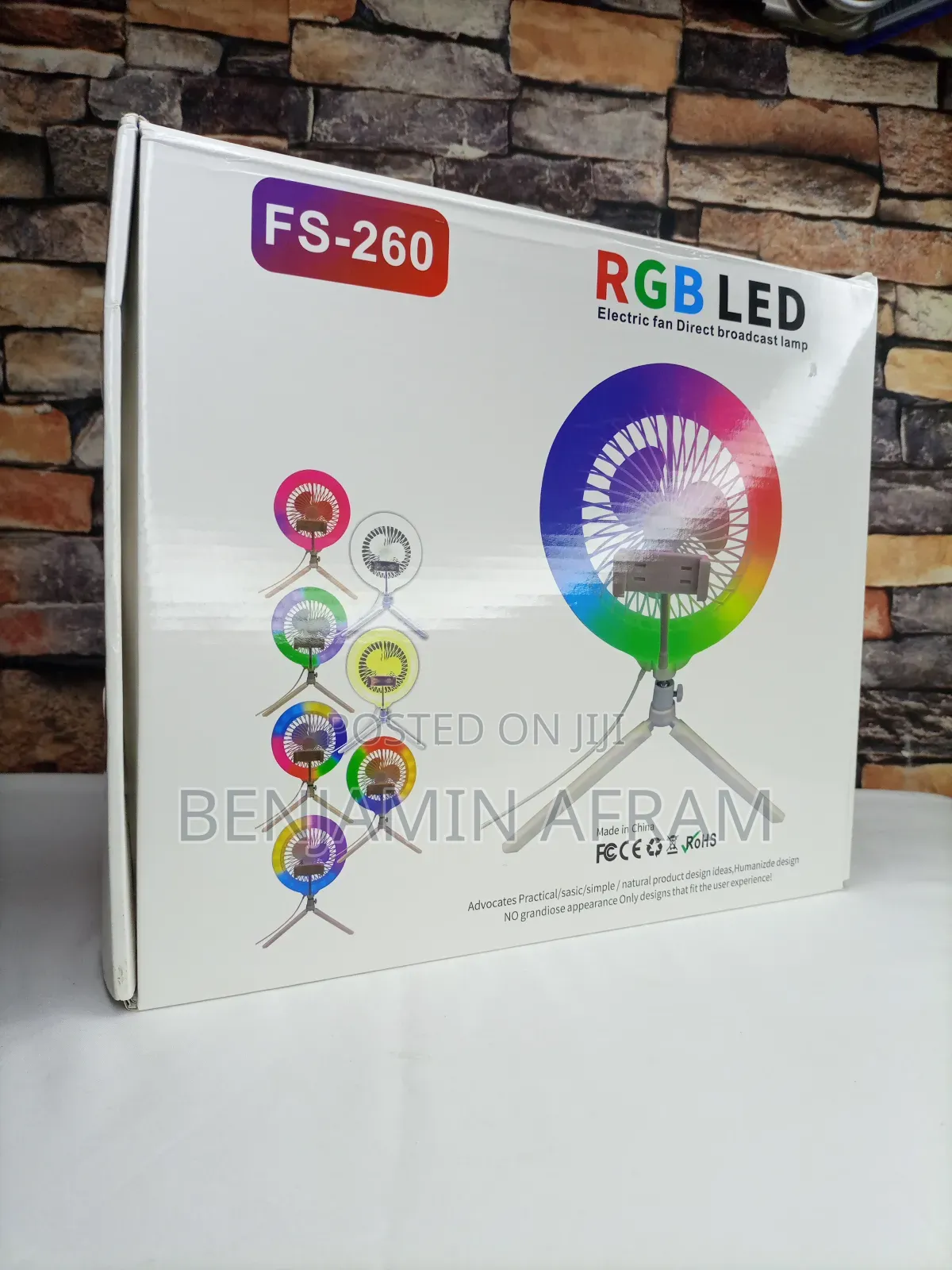 Smartphone Video Making Fan Led
