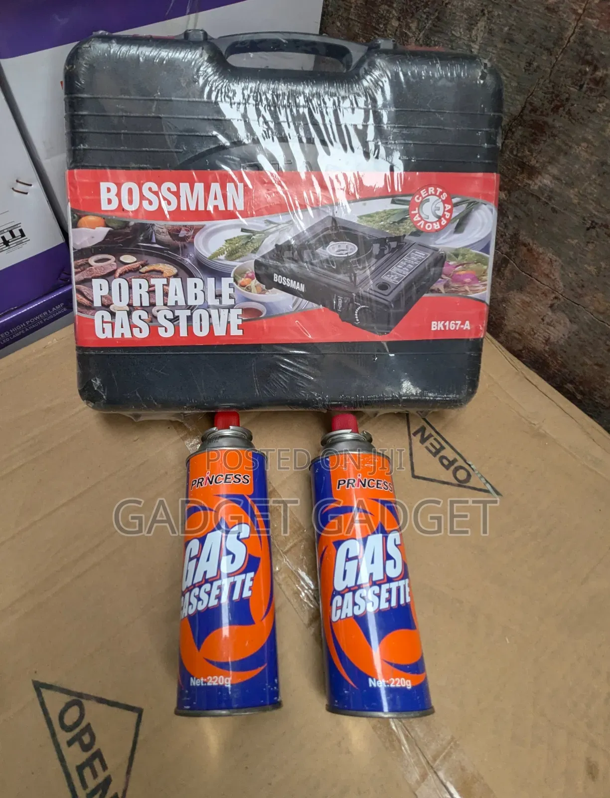 Portable Gas Stove (Comes 2 Refillable Cylinders]