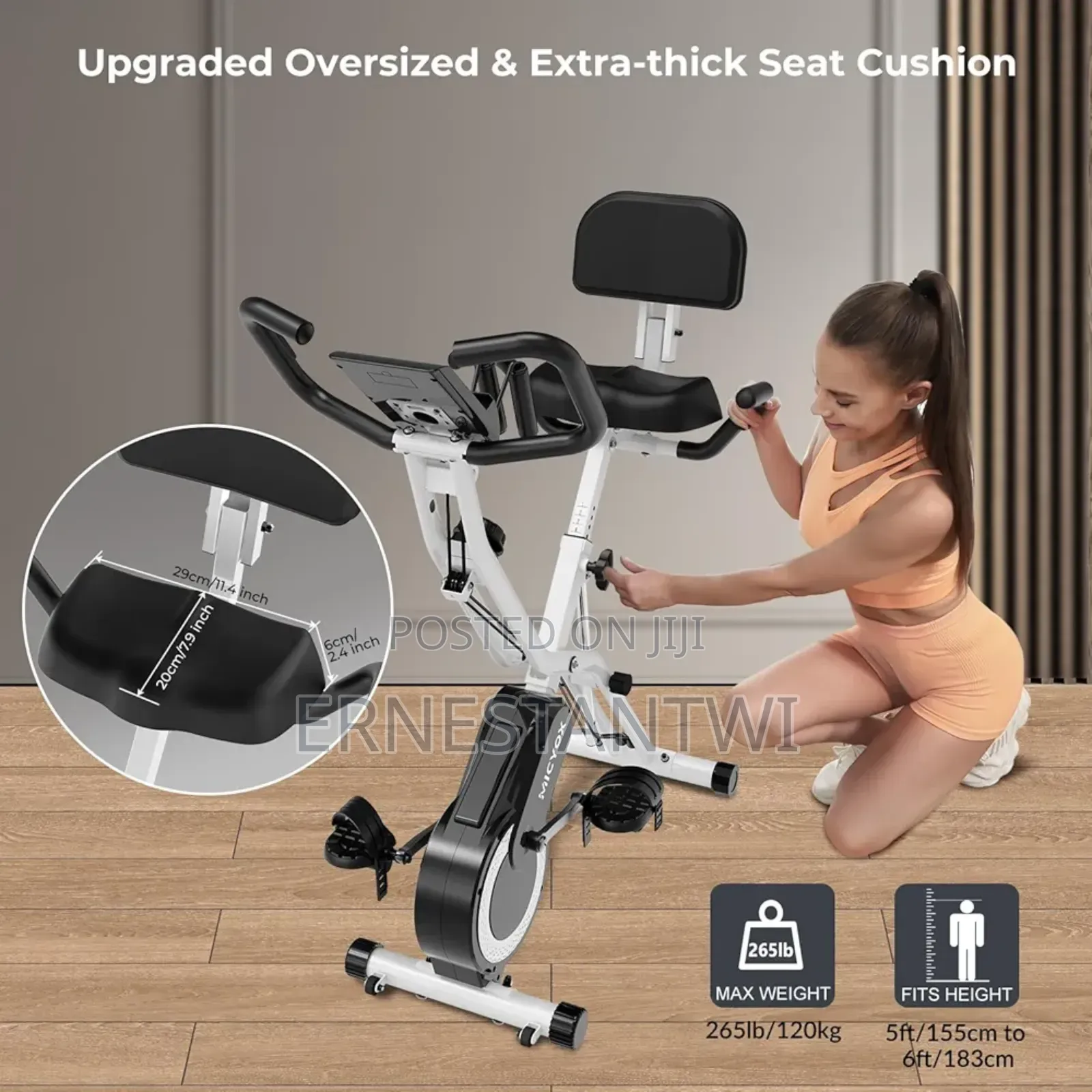 Foldable Exercise Bike From Micyox, Uk