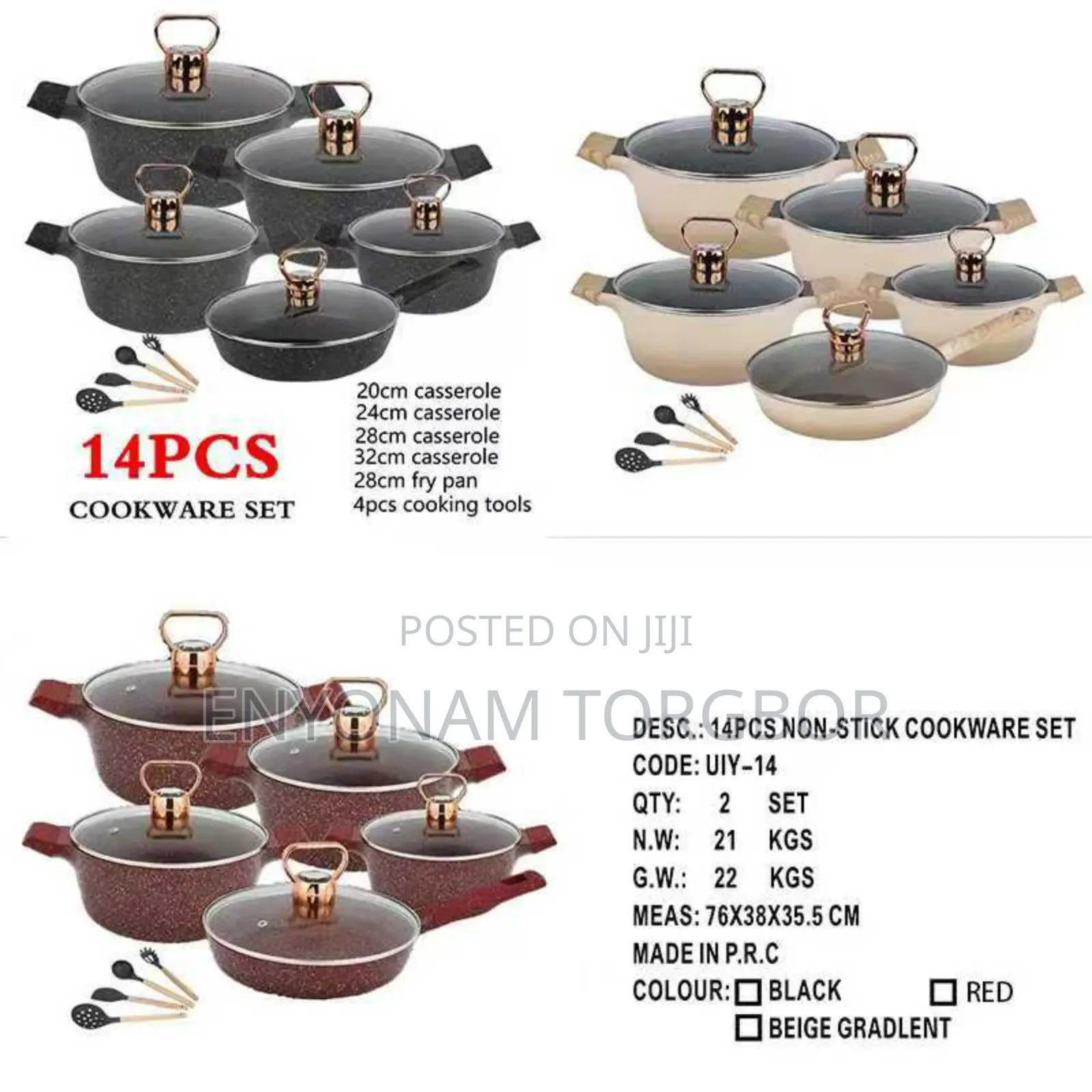 14pcs Cookware Set