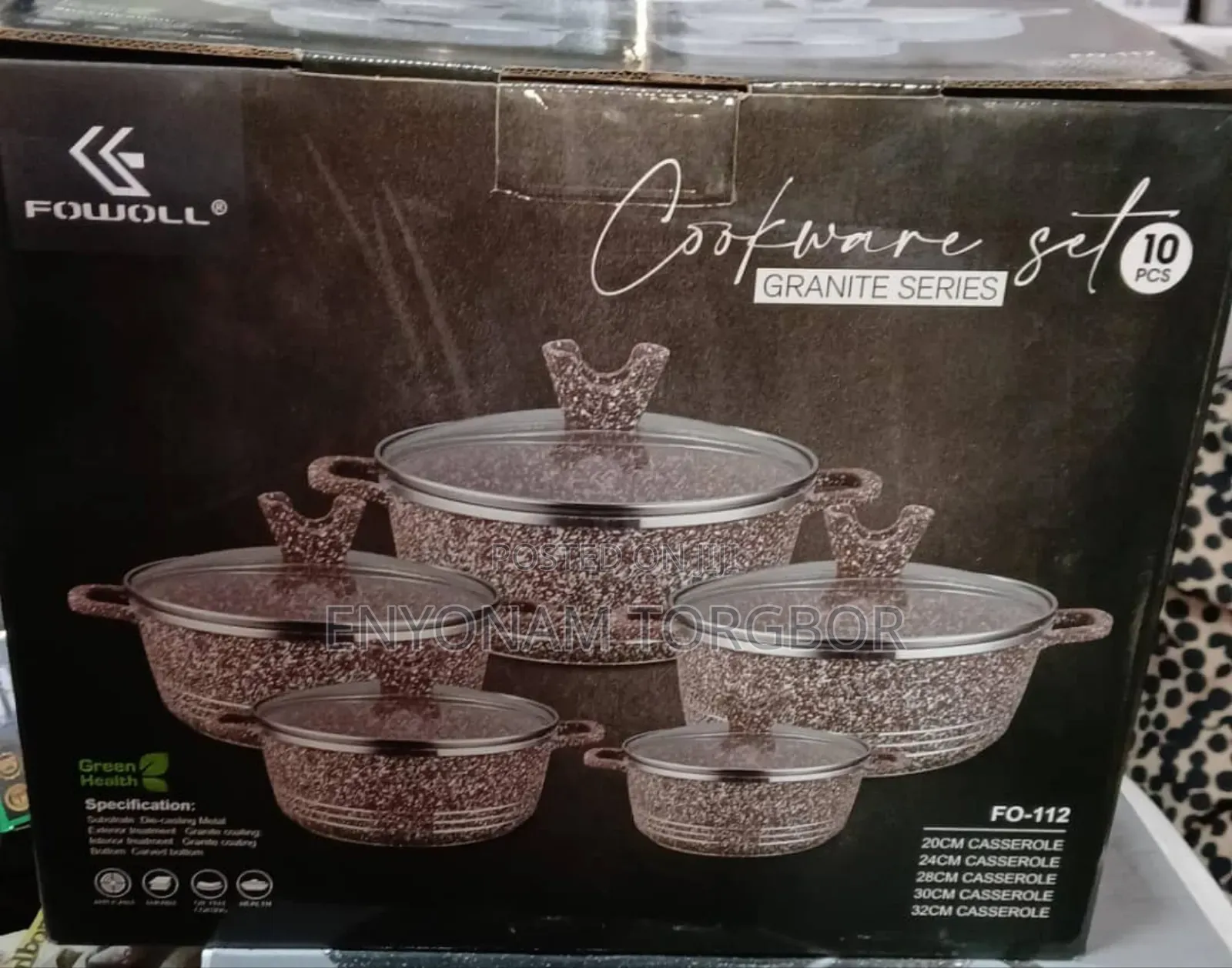10 PCS Cookware Set