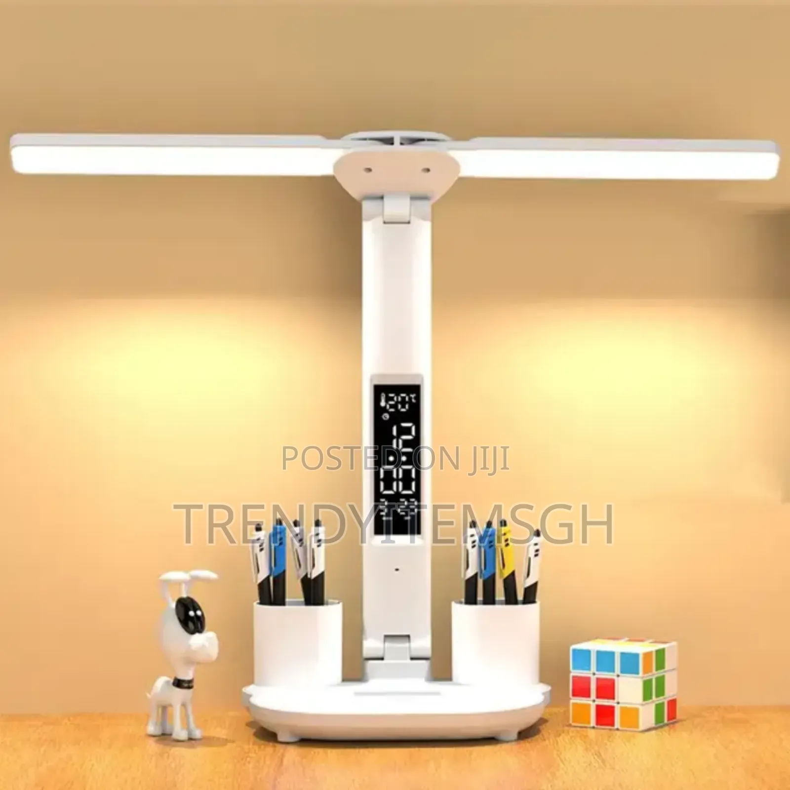 Dimmable Rechargeable Led Double Head Touch Table Desk Study Lamp