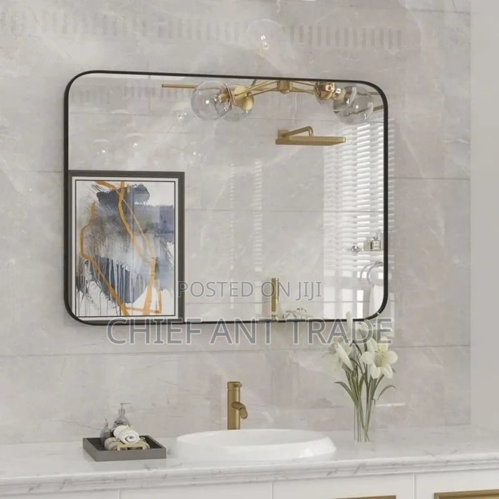 Mirror 600- 70cm*50cm. Black