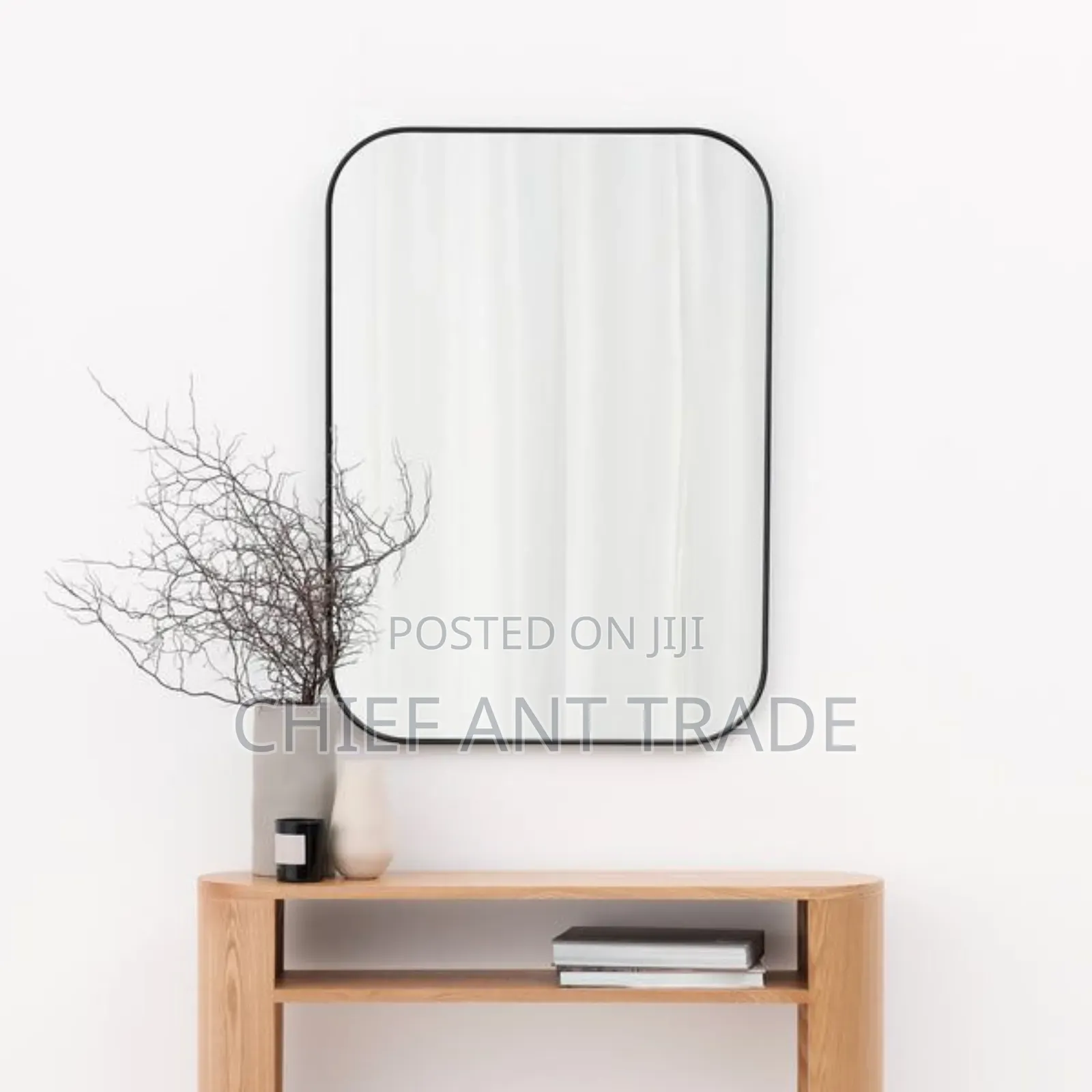 Mirror 800 60*60cm Black