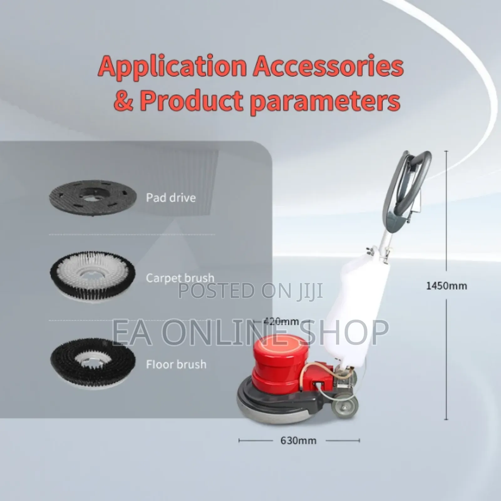 17 Inches Multifunctional Floor Carpet Scrubbing Machine