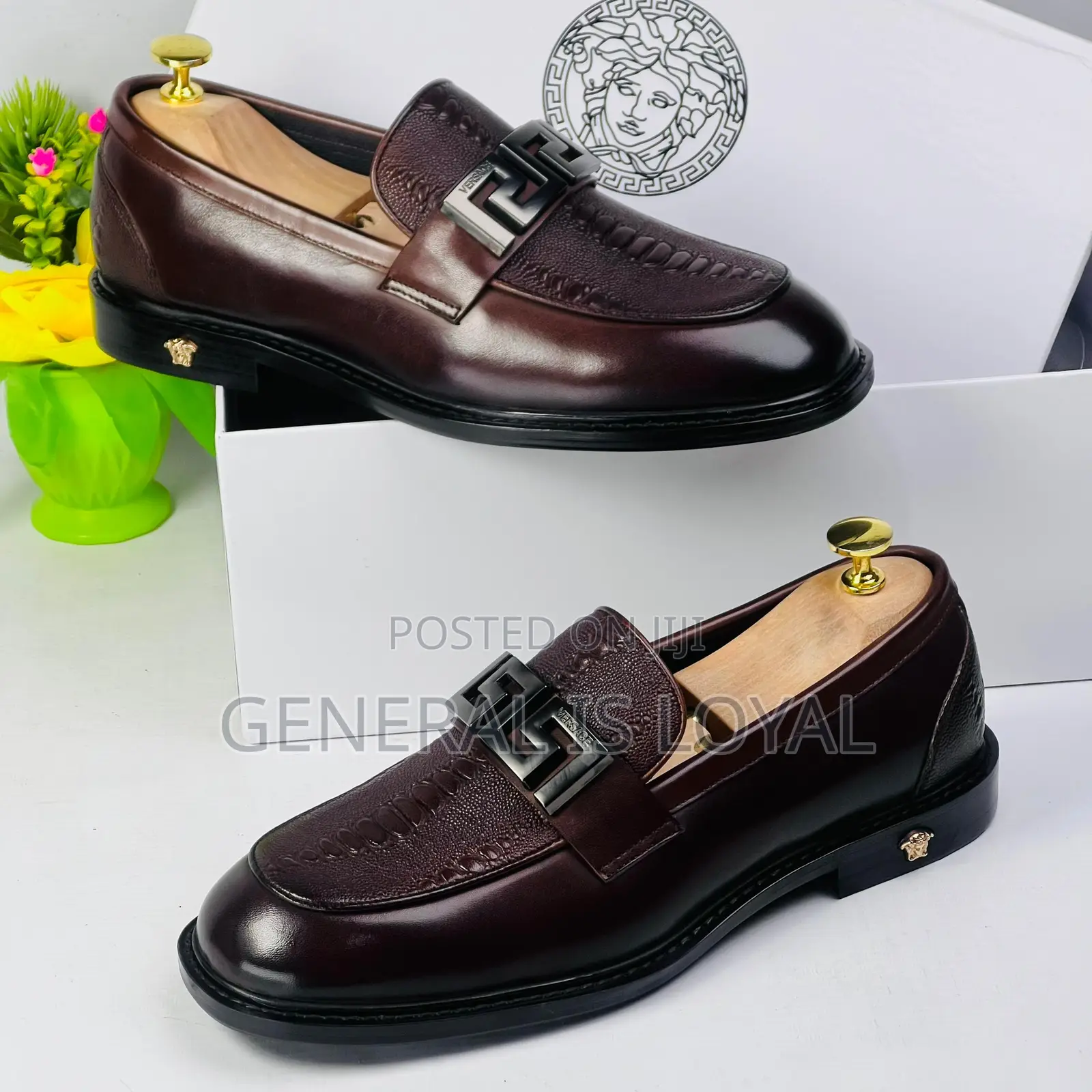 Versace Leather Men’S Shoe