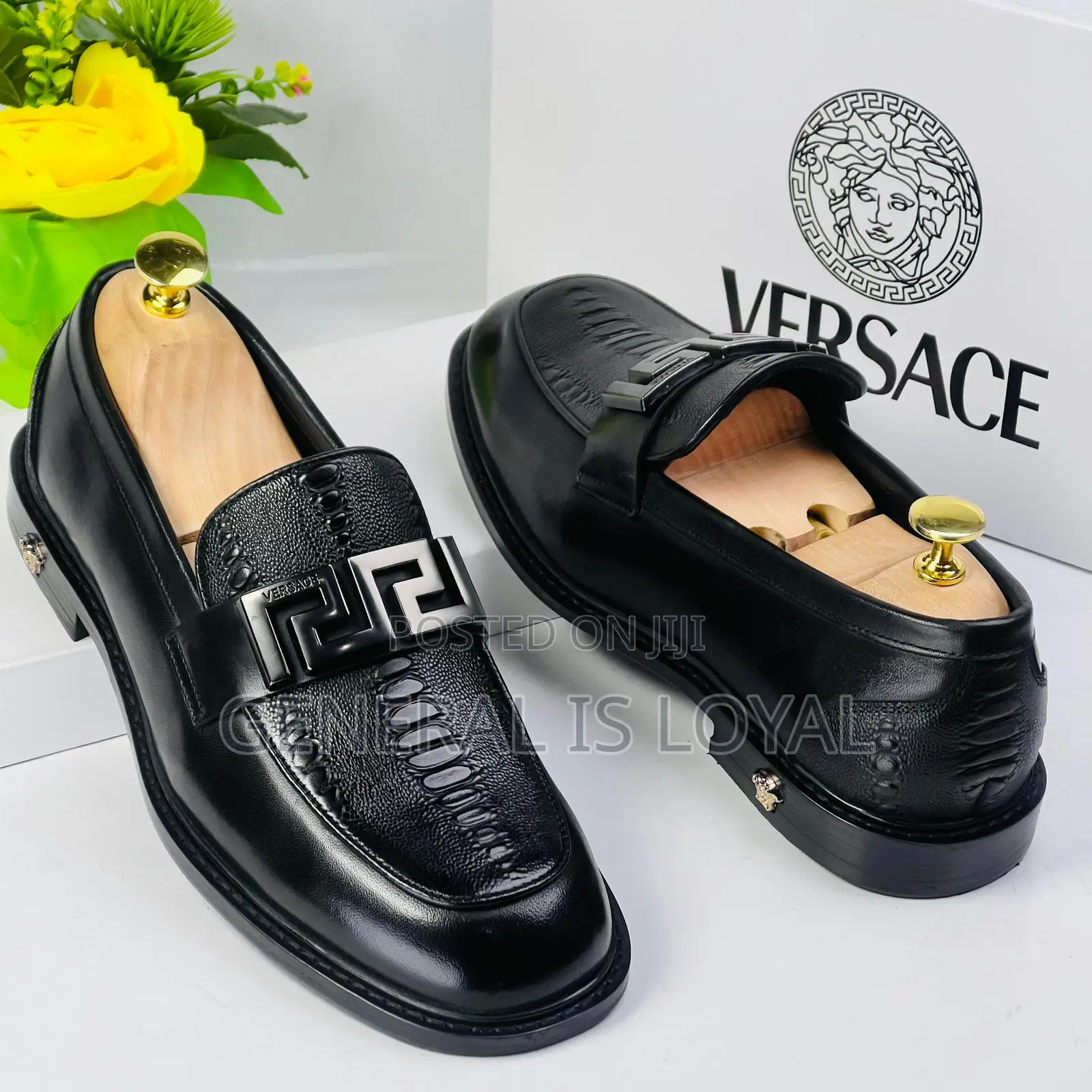 Versace Leather Men’S Shoe