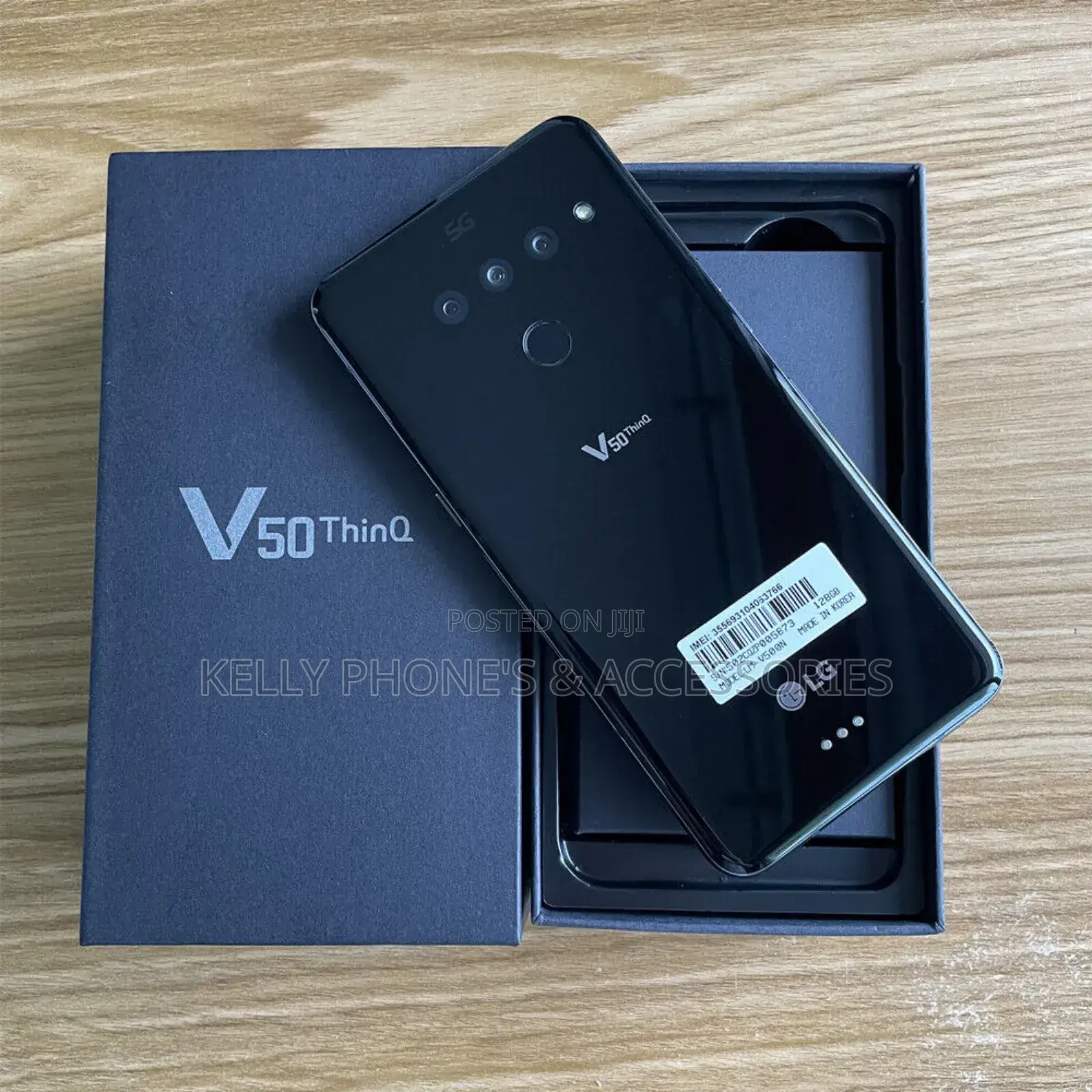 New LG V50S ThinQ 256 GB Black