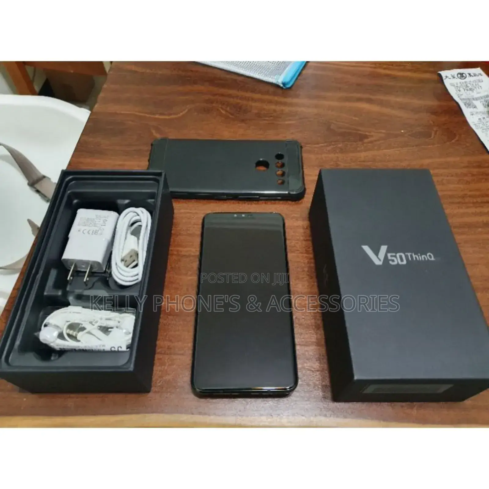 New LG V50 ThinQ 128 GB Black