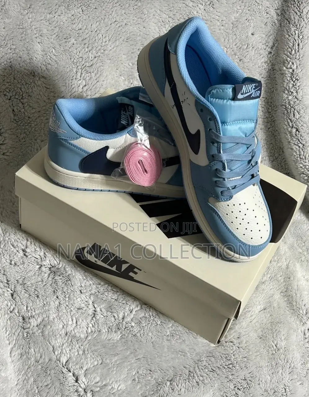 Nike X Travis Scott White Sea Blue