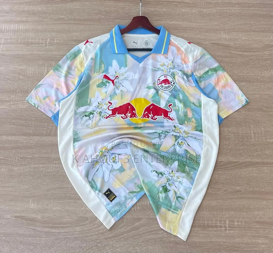 Redbull Salzburg Home and Away Jersey for 2025/26 Season