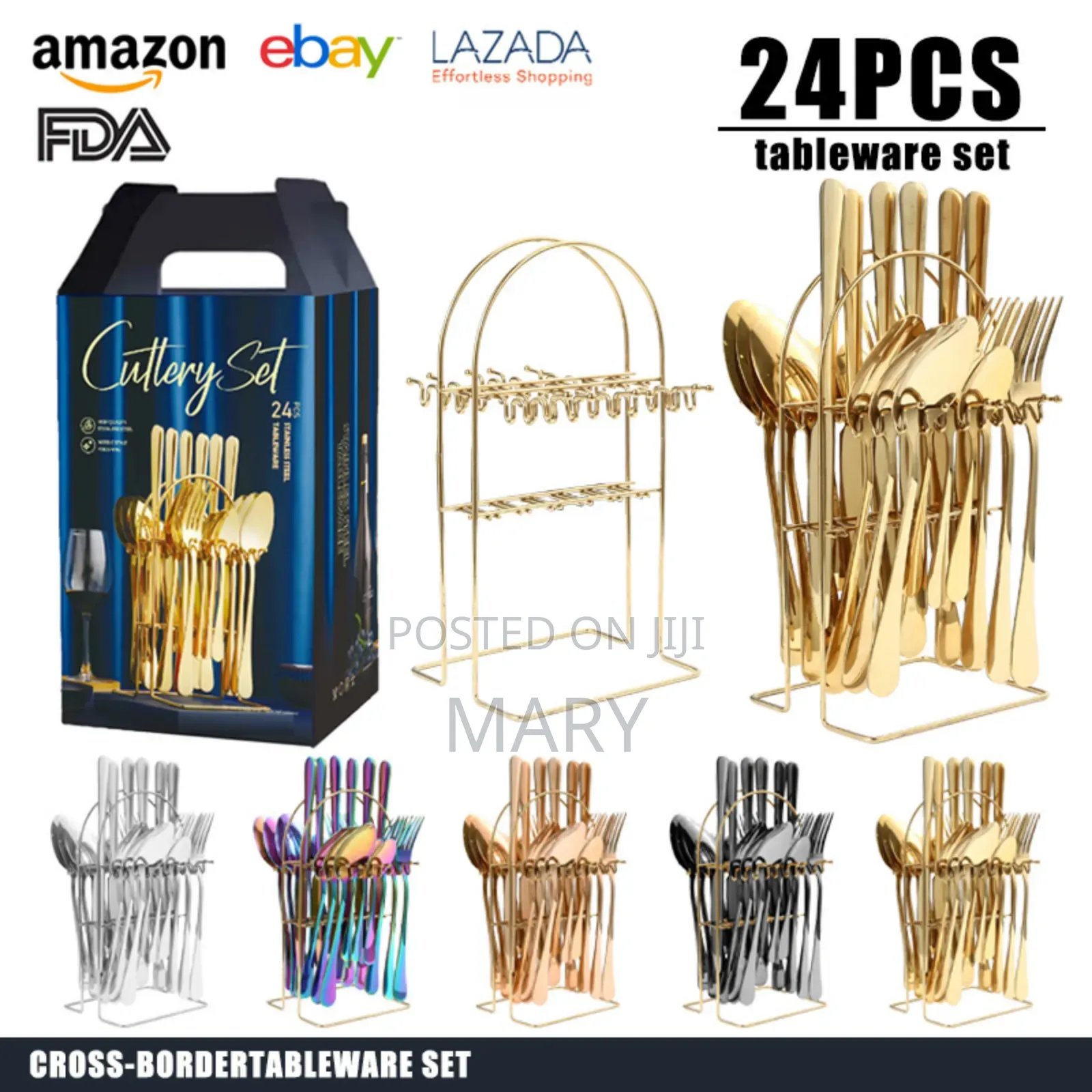 24 PCS Cutlery