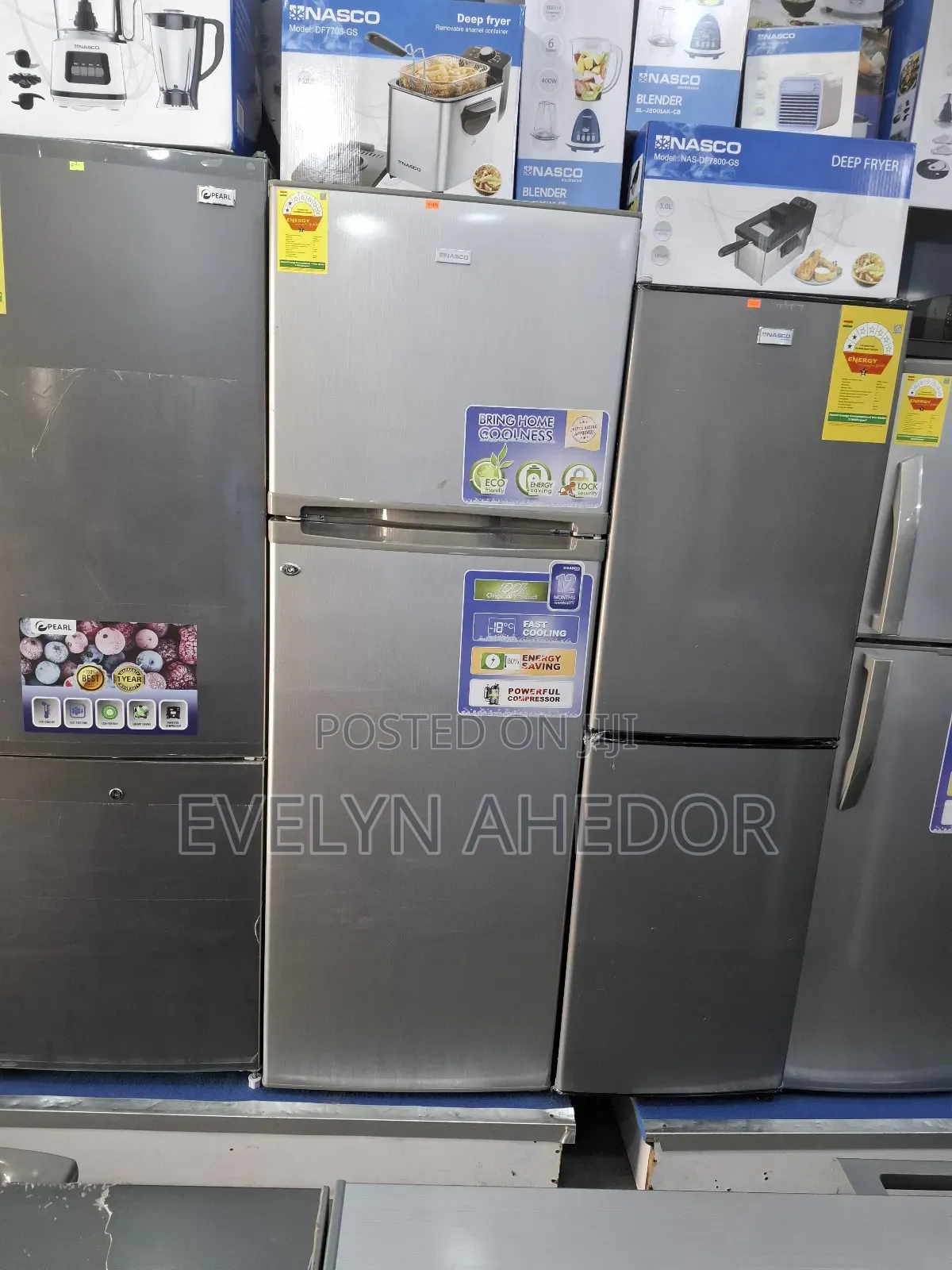 Lock Security Door of Nasco Top Fridge 311 Litres Available