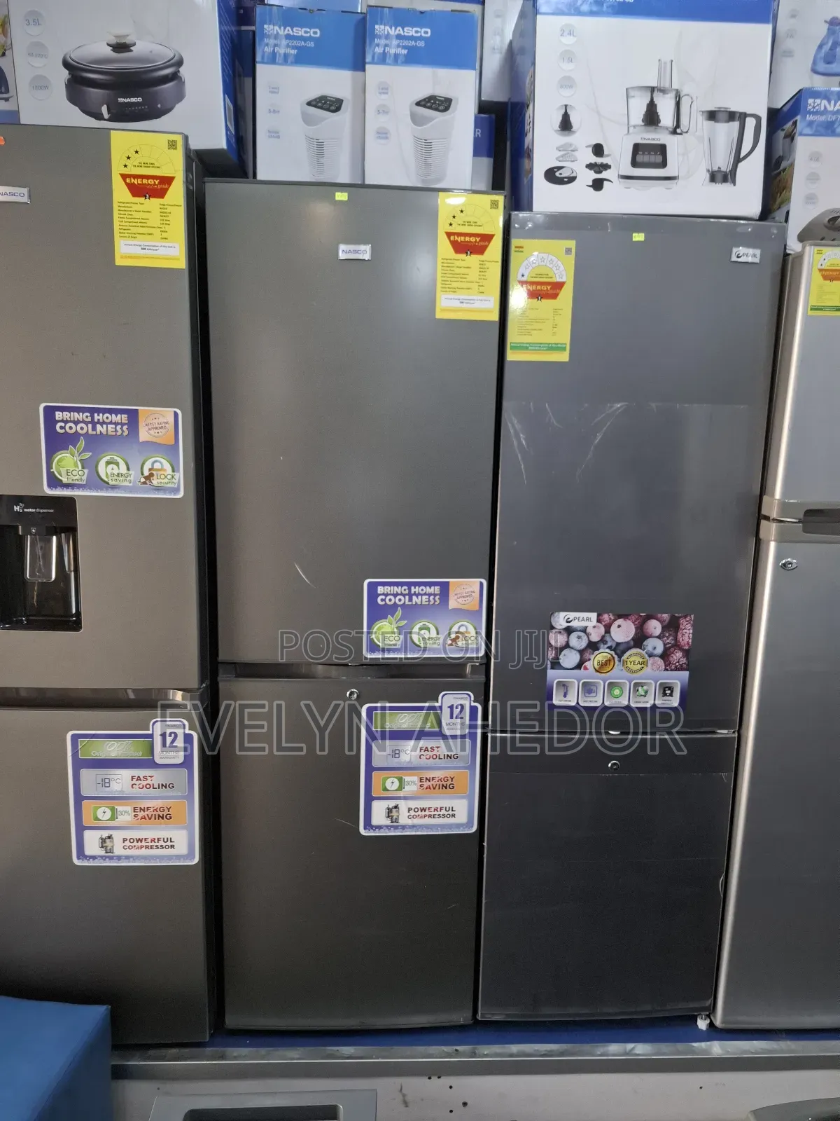 Quality Nasco Bottom Fridge With 3 Stars Brand New for Sale