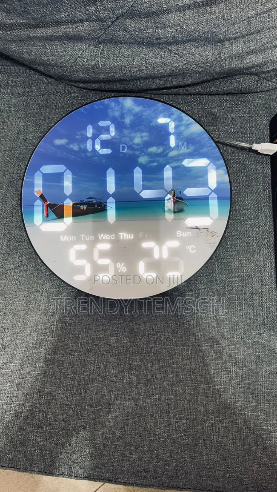 Digital Wall Clock