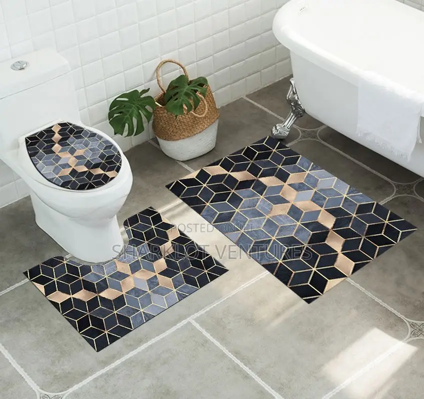 Toilet Deco Set (3 Pcs)