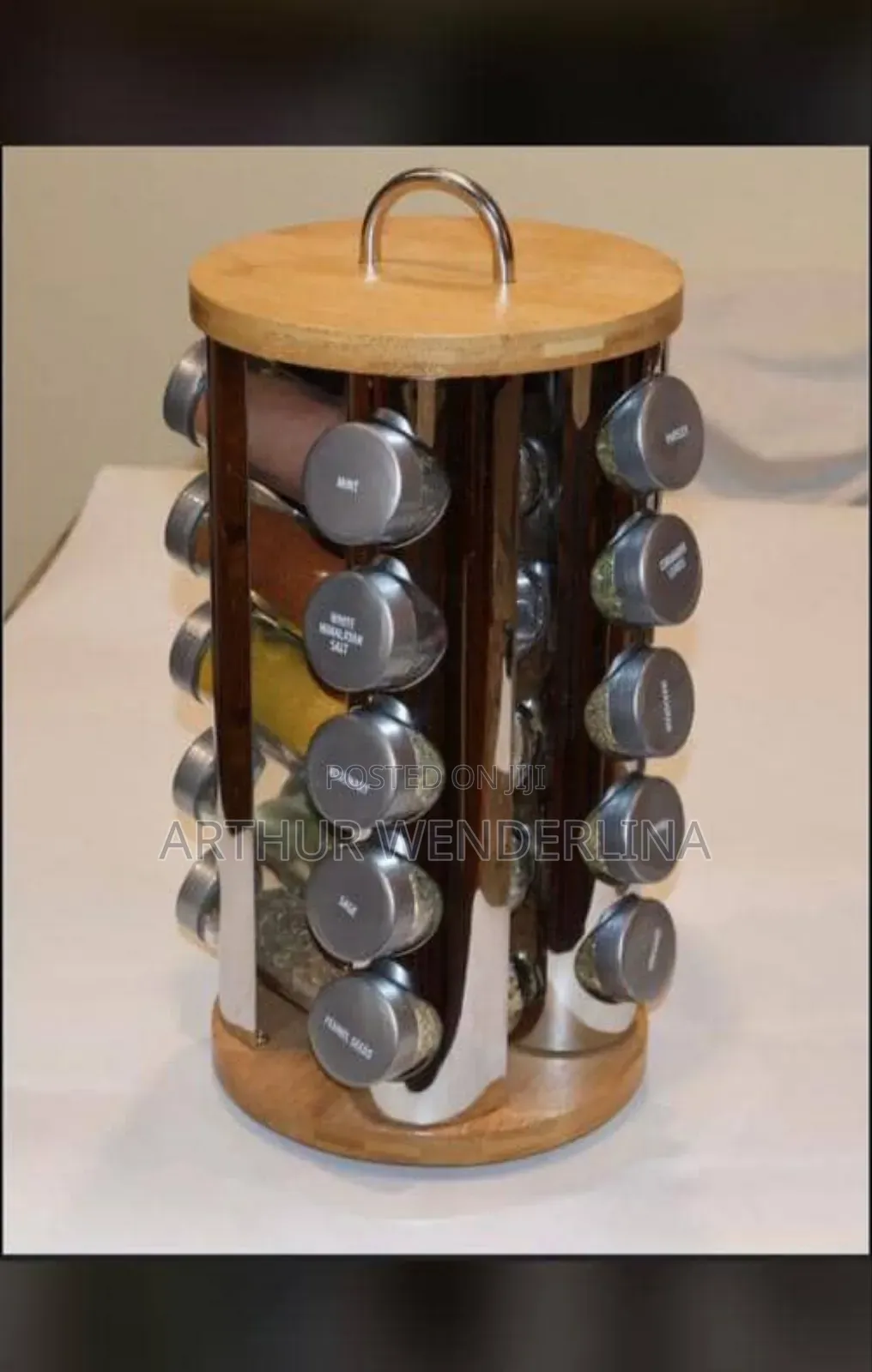 Rotating Spice Carousel 20pieces Jar