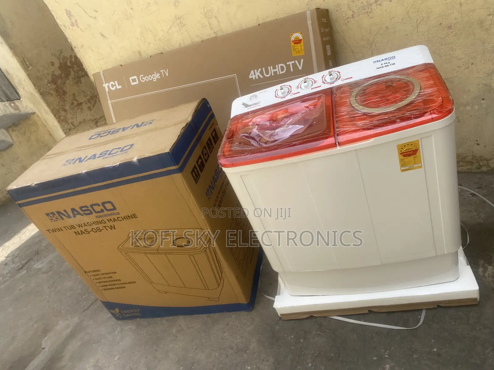 More Commencing Nasco 8kg Twin Tub Washing Machine