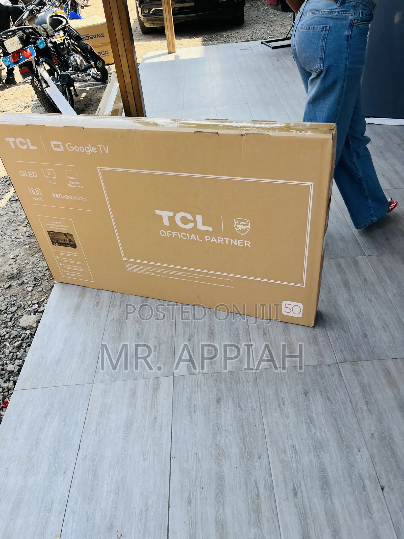 Most Affordable TCL 43 Inch Qled Smart Screen Tv(Black)