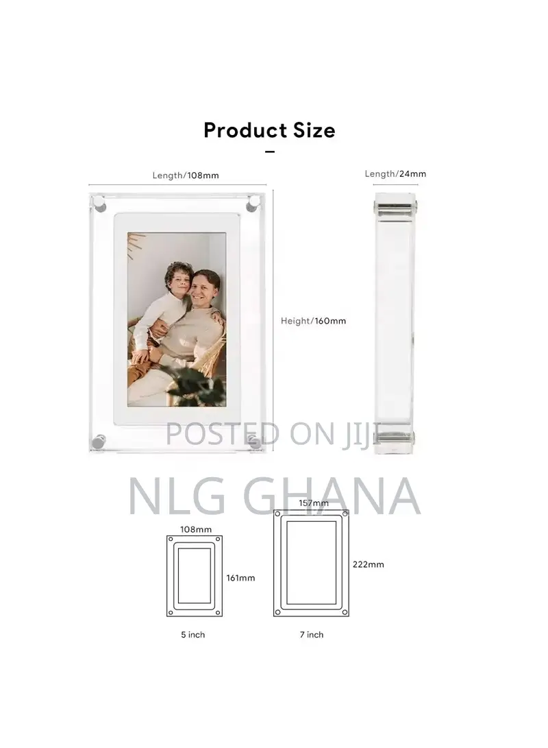 5" Motion Video Acrylic Digital Photo Frame Ghx5322