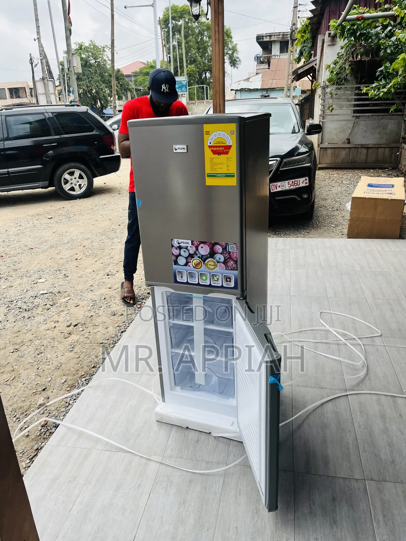 Well Built Pearl Pf -217b -1a Bottom Freezer Fridge.