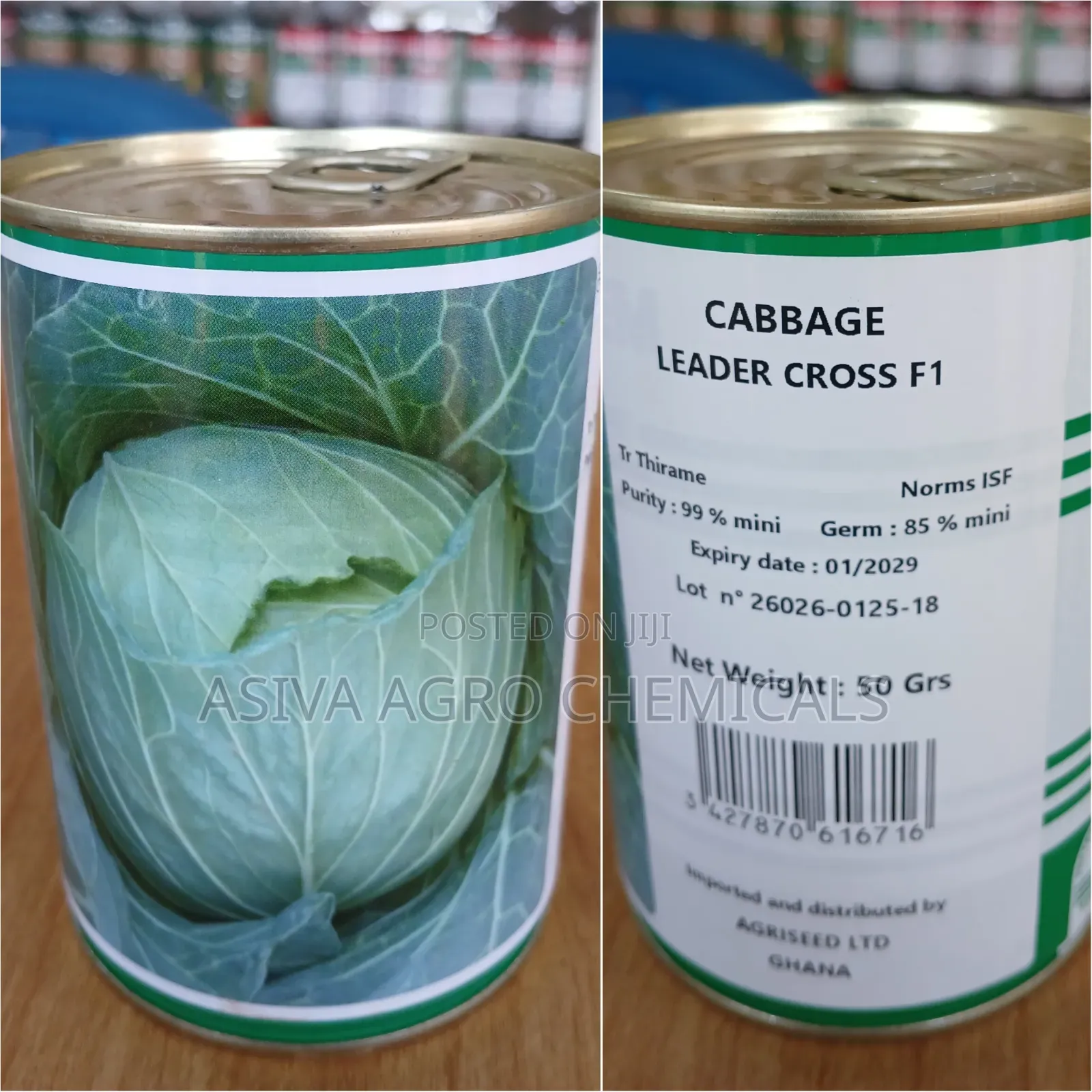 Cabbage (Leader Cross F1) 50grams