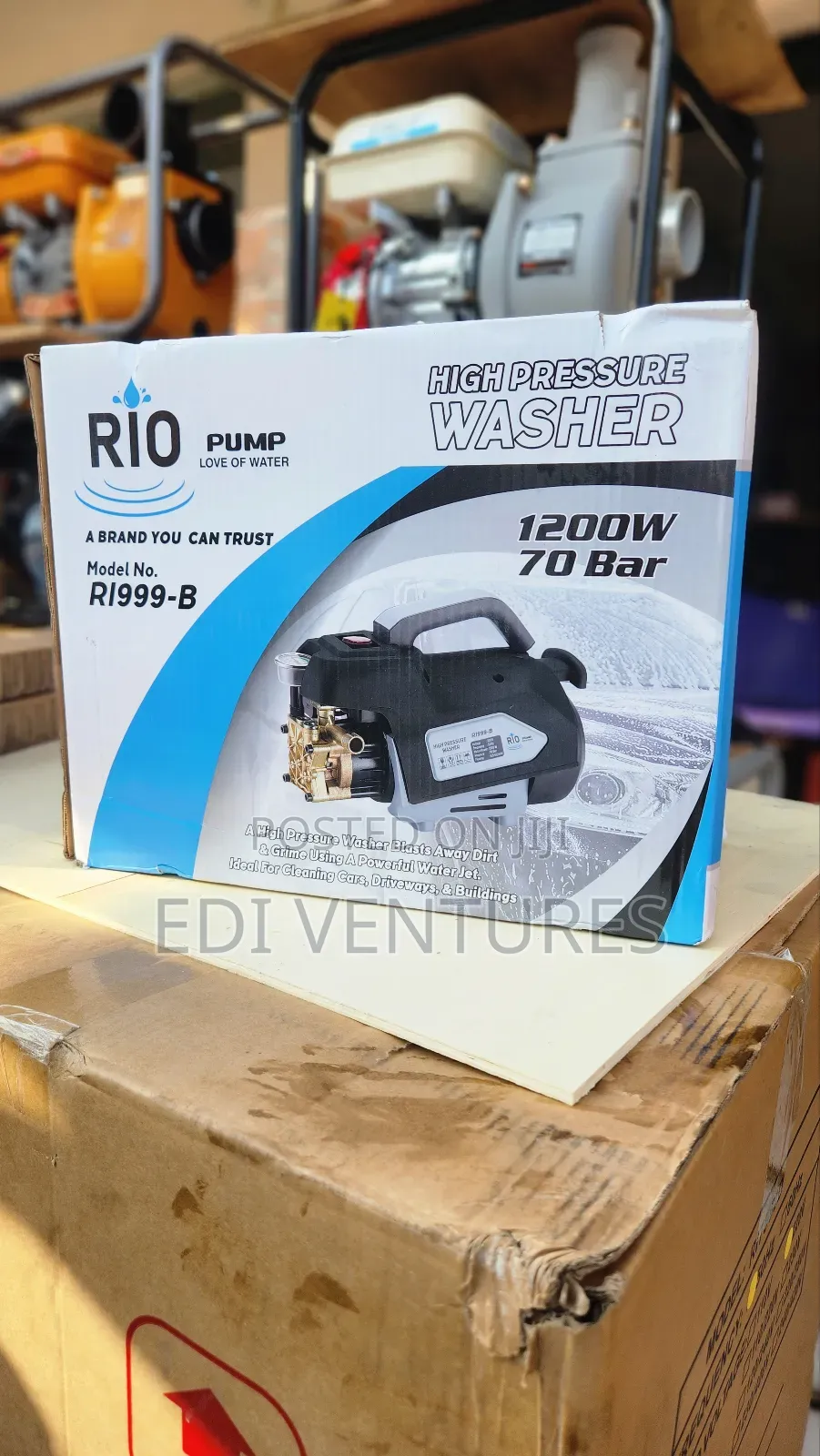 Rio 1200w High Pressure Washer 70 Bar