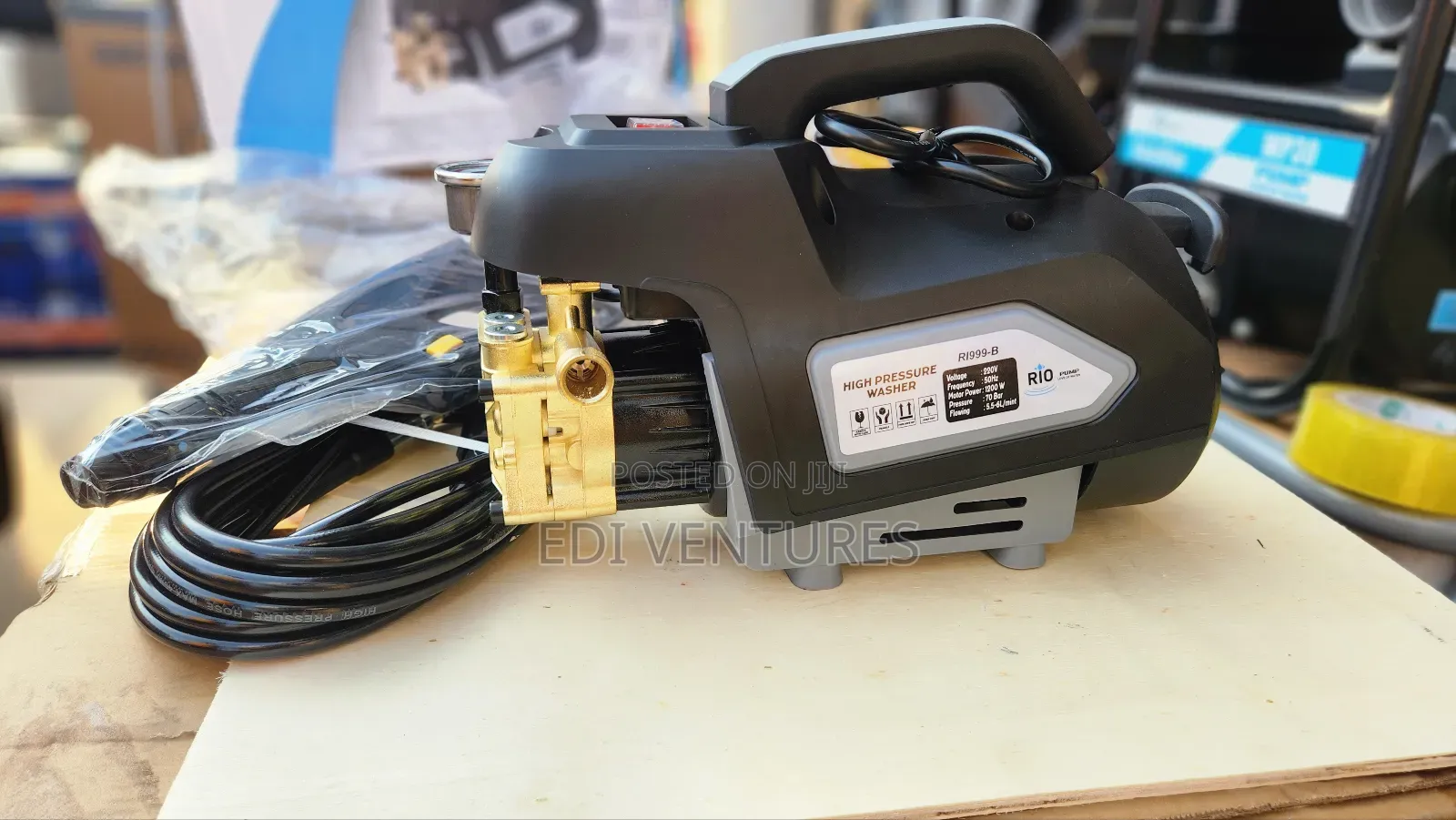 Rio 1200w High Pressure Washer 70 Bar