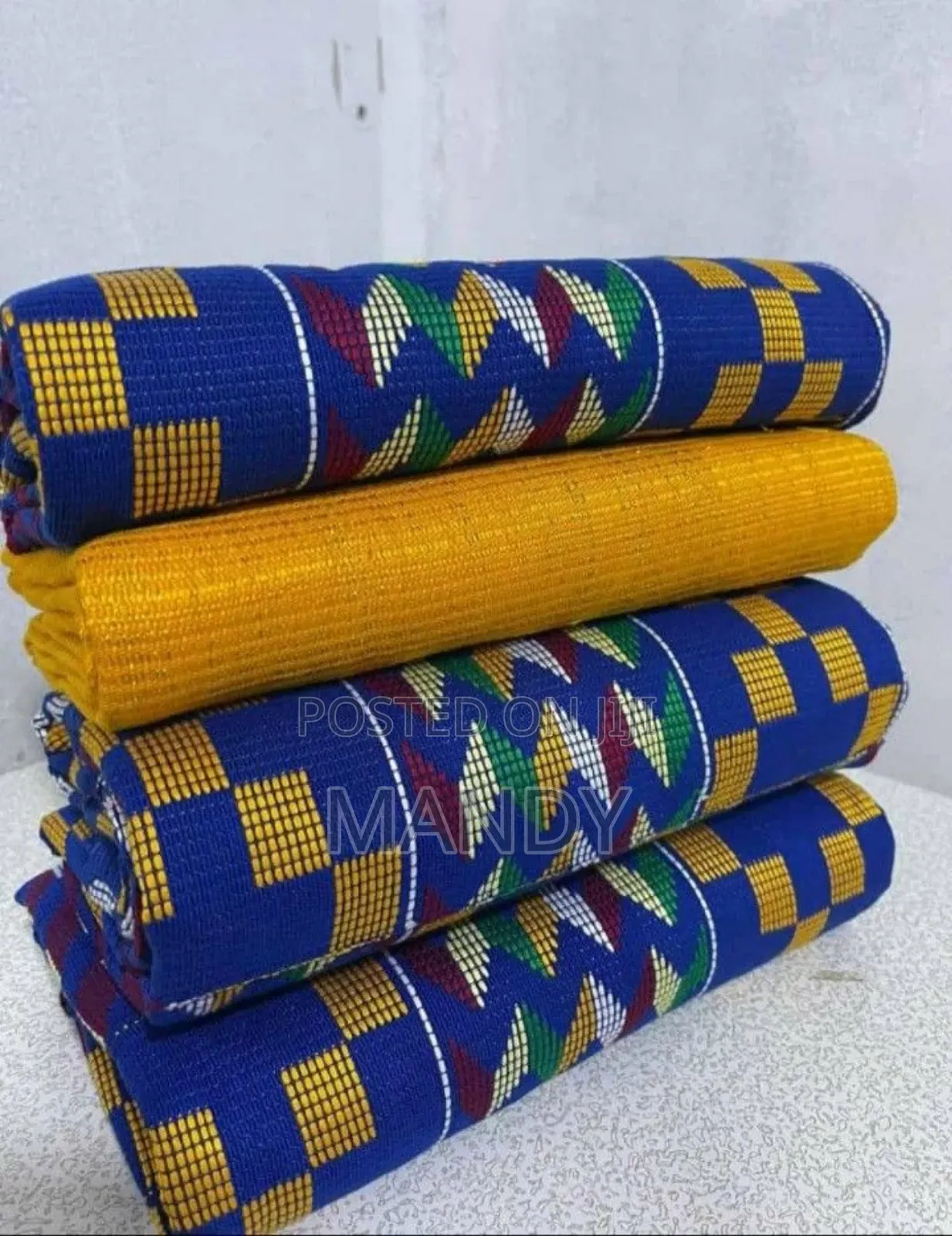 Bonwire Kente for 700 Cedis for 6 Yards