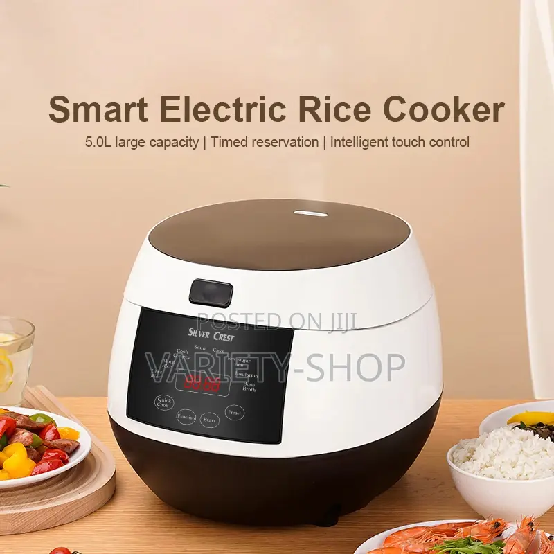 6l Extra Large Touch Screen Silver Crest Rice Cooker