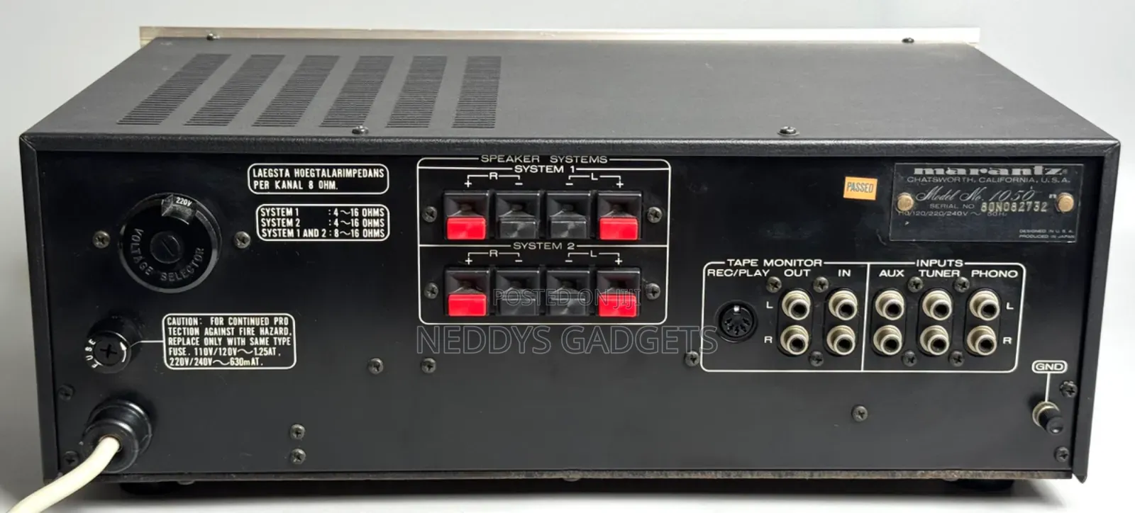 Marantz Model 1050 Console Stereo Amplifier