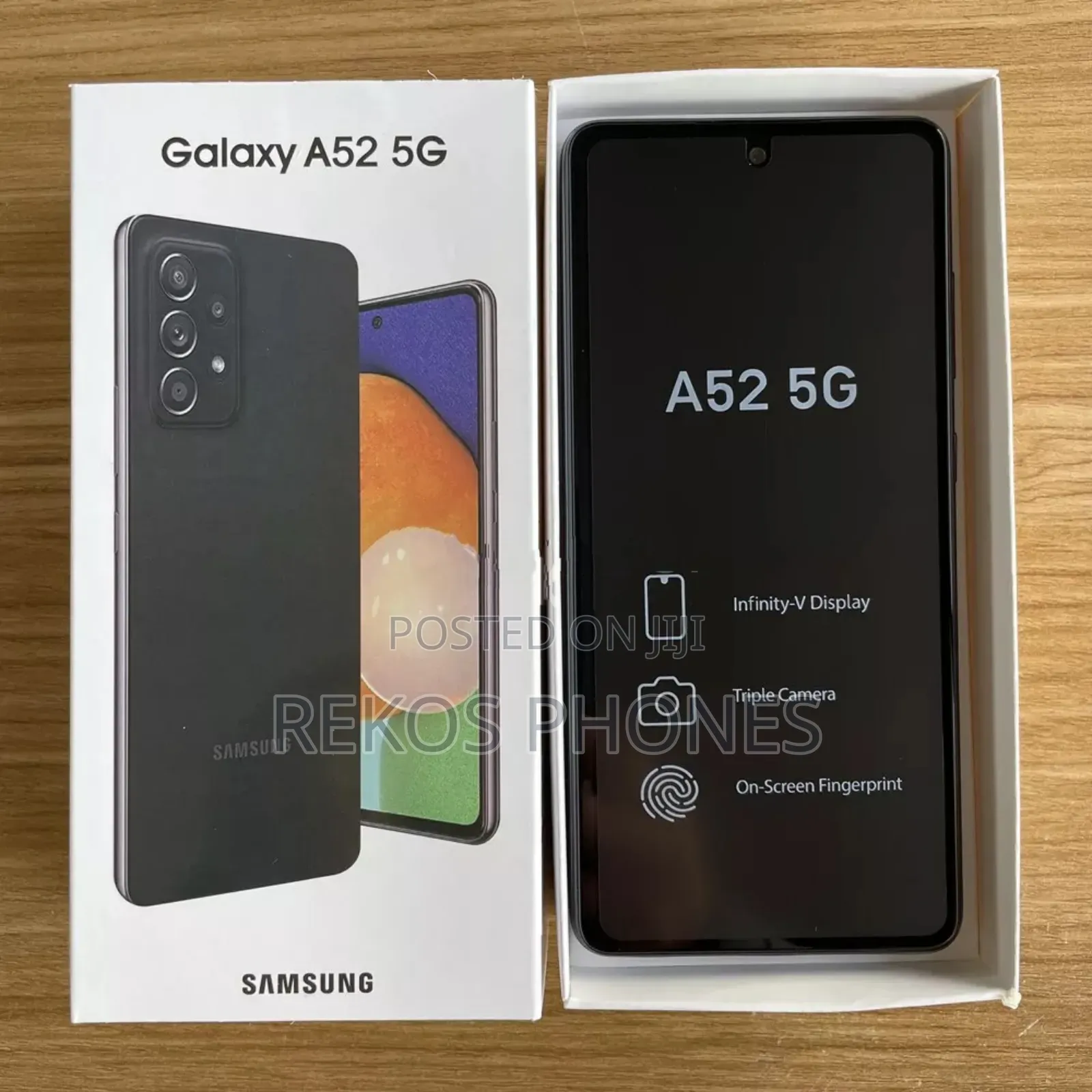 New Samsung Galaxy A52 5G 128 GB Black