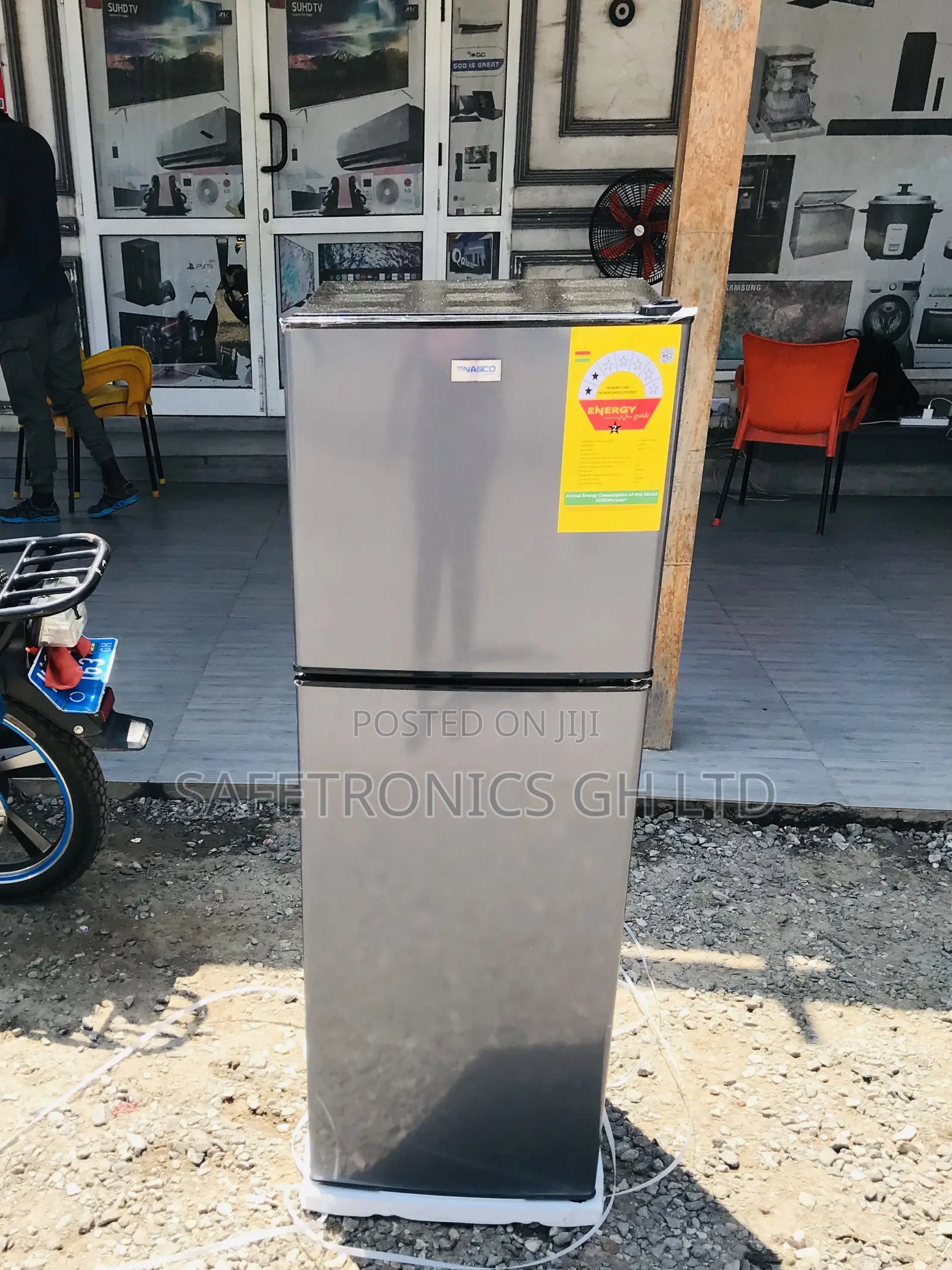 Best Topfreezer Grey Dark Doubledoor 158l Nasf2-18fl Fridge