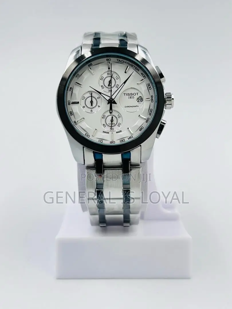 Tissot Chronograph Date Two-Tone Dial Wrist Watch