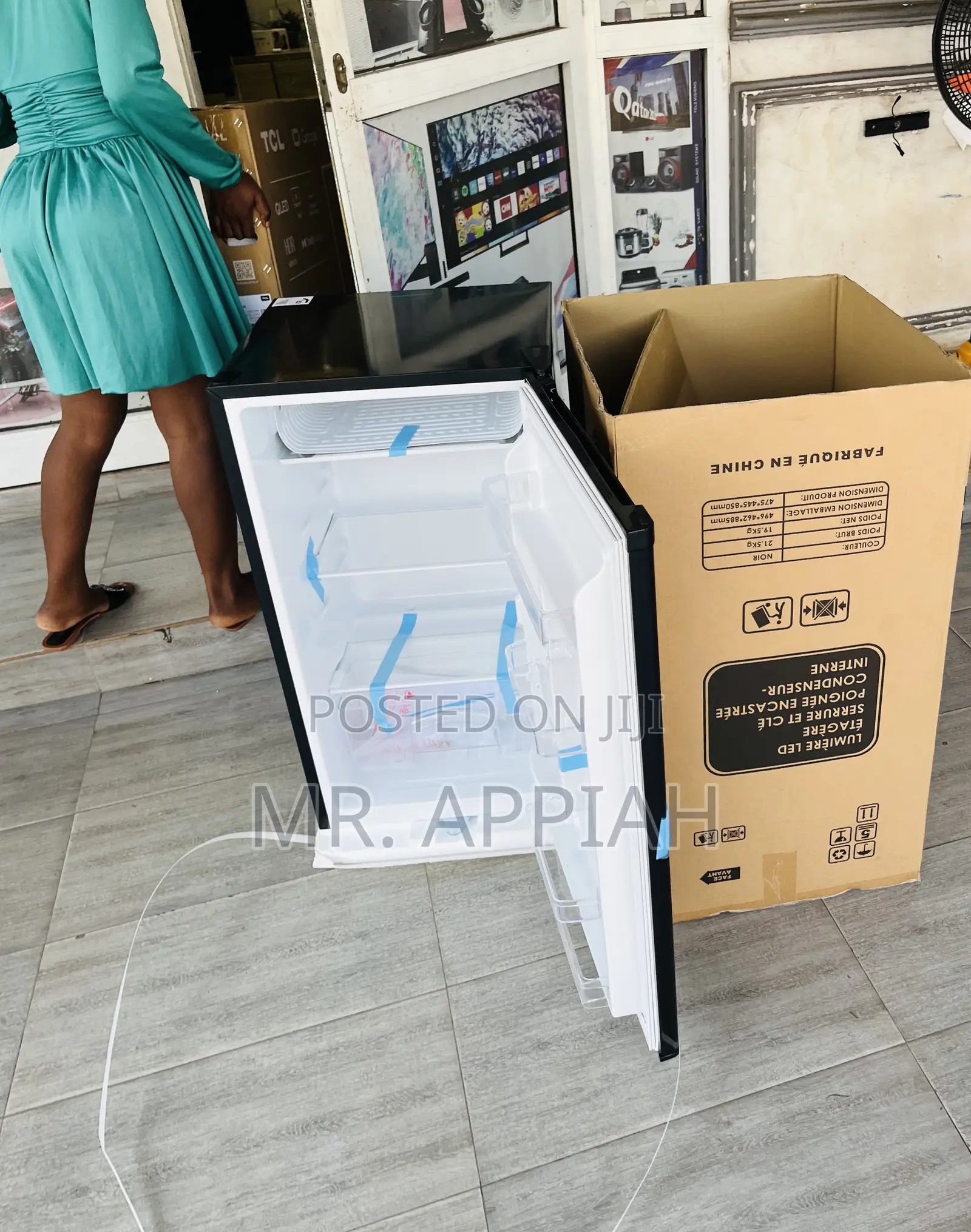 Shop Premium Rainbow Single Door Table Top Fridge 