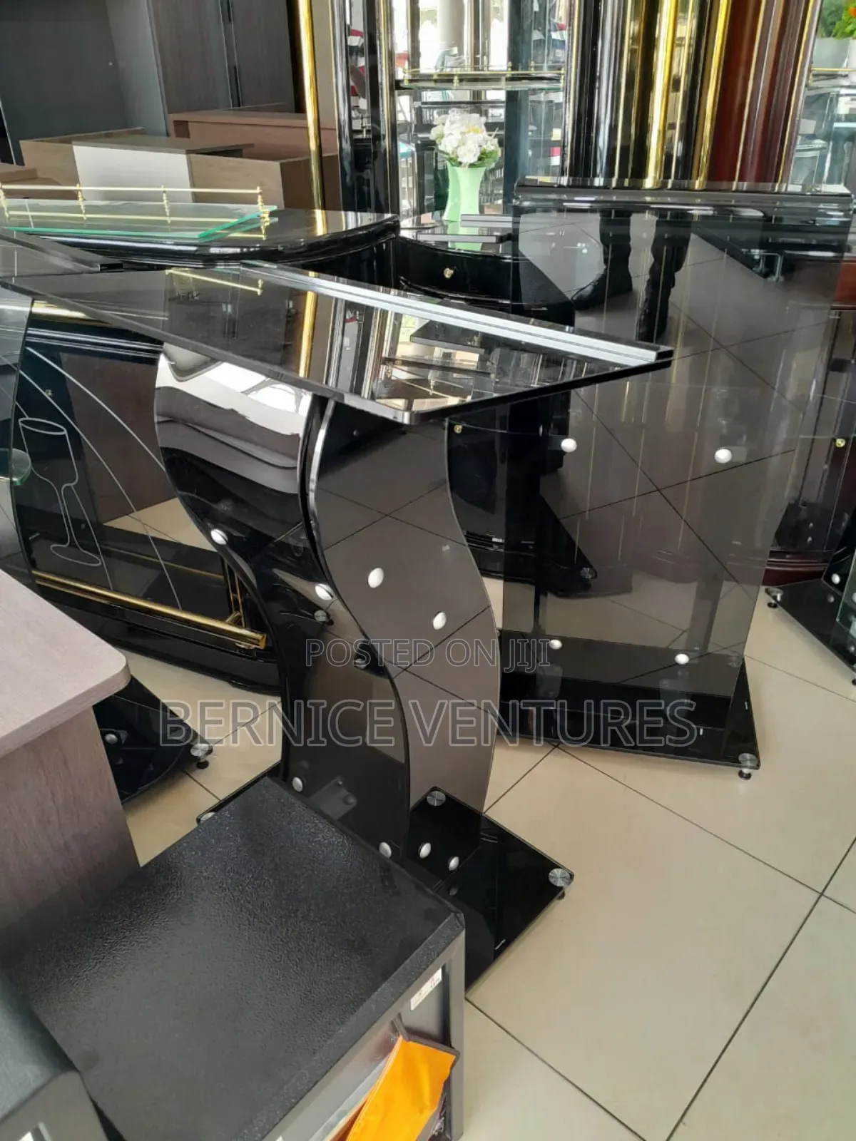 Black Glass Pulpit