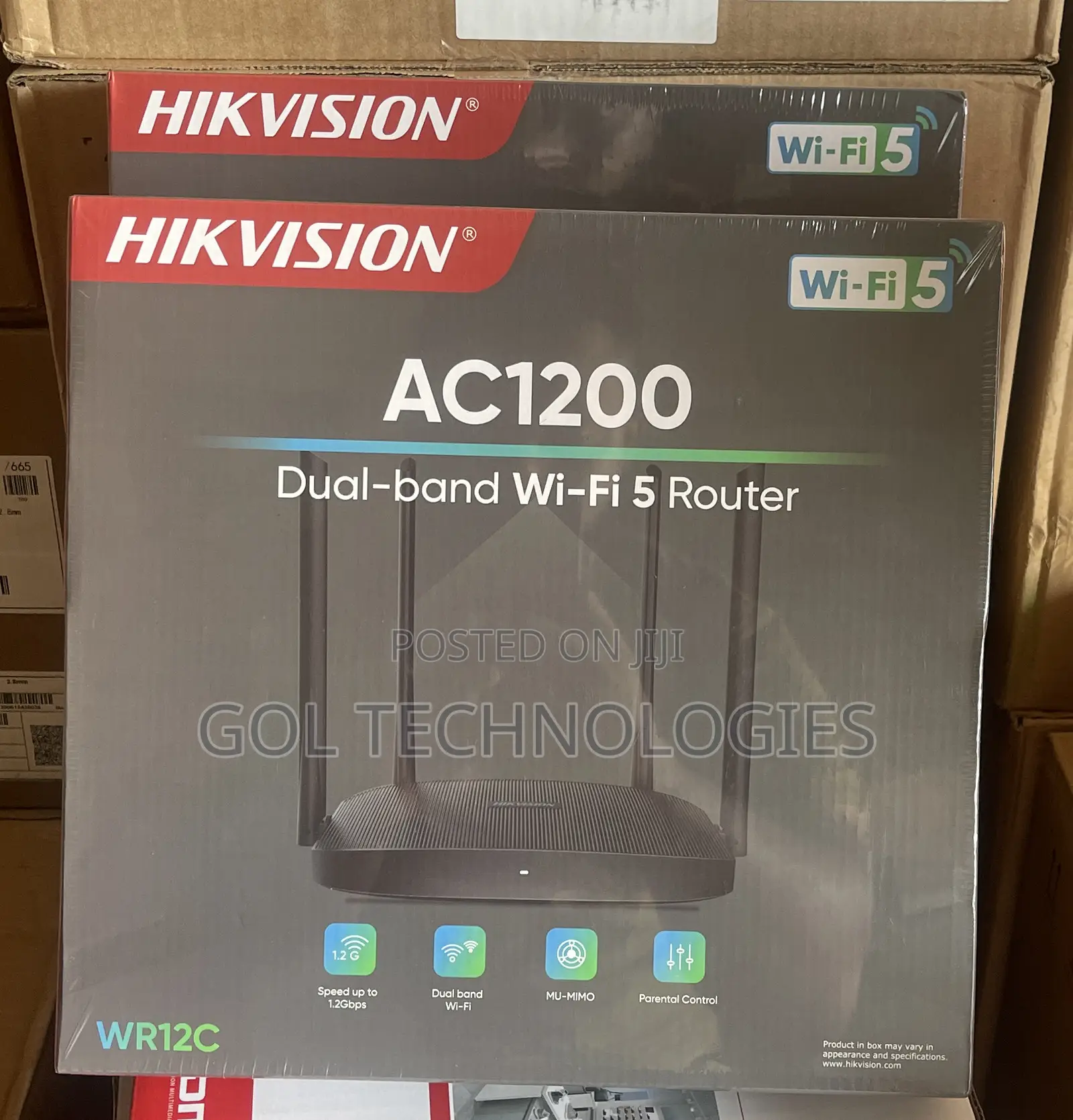 Ac1200 Dual Band Wifi 5 Router Hikvision Wr12c High Speed