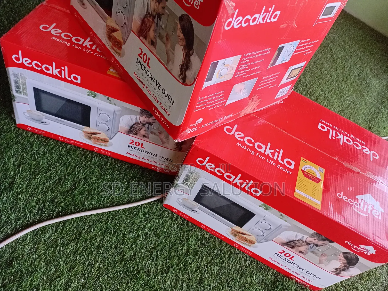 Amazing Decakila Ventana Transparent Microwave Oven