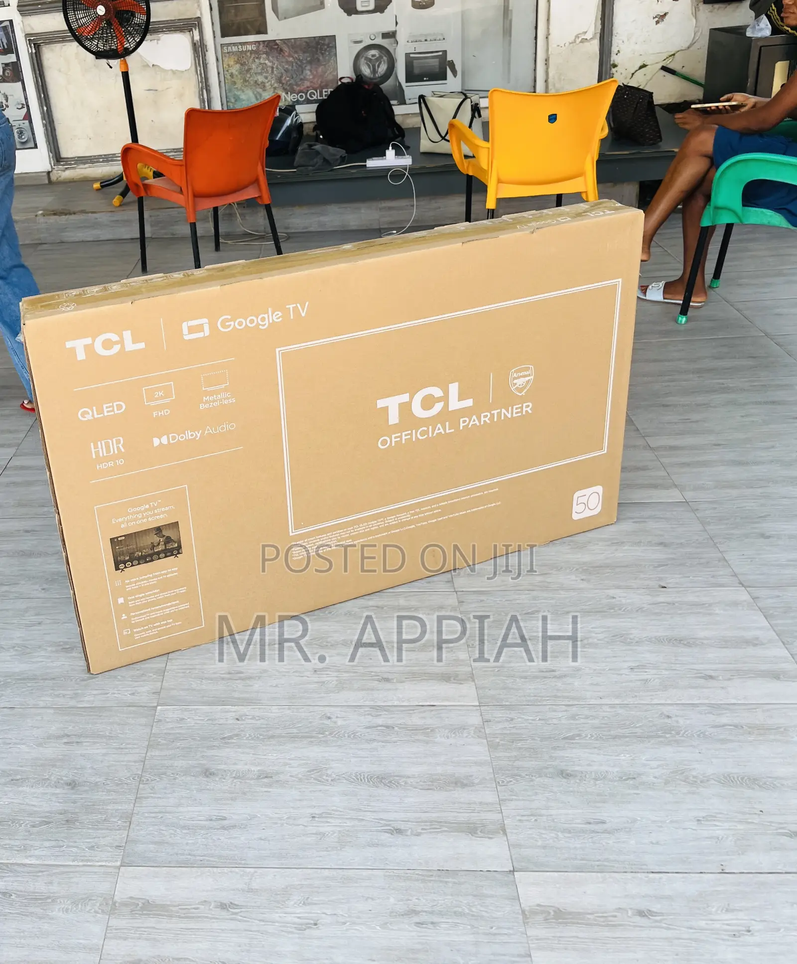 Premium Quality 50 Inches TCL Qled Smart Tv(Black) 